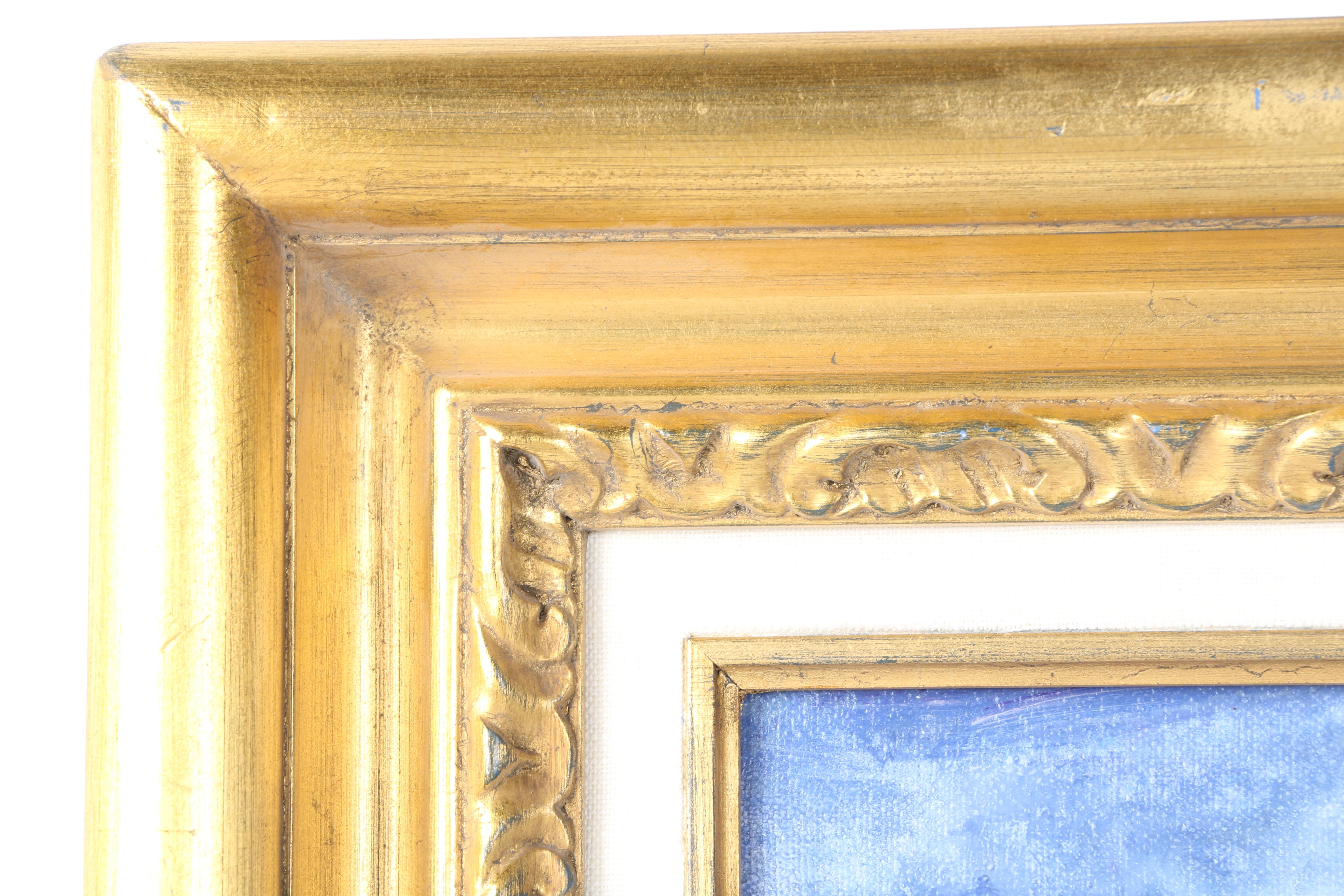 Gaetano Lanata Oil on Canvas Maritime Landscape "Sailboats"