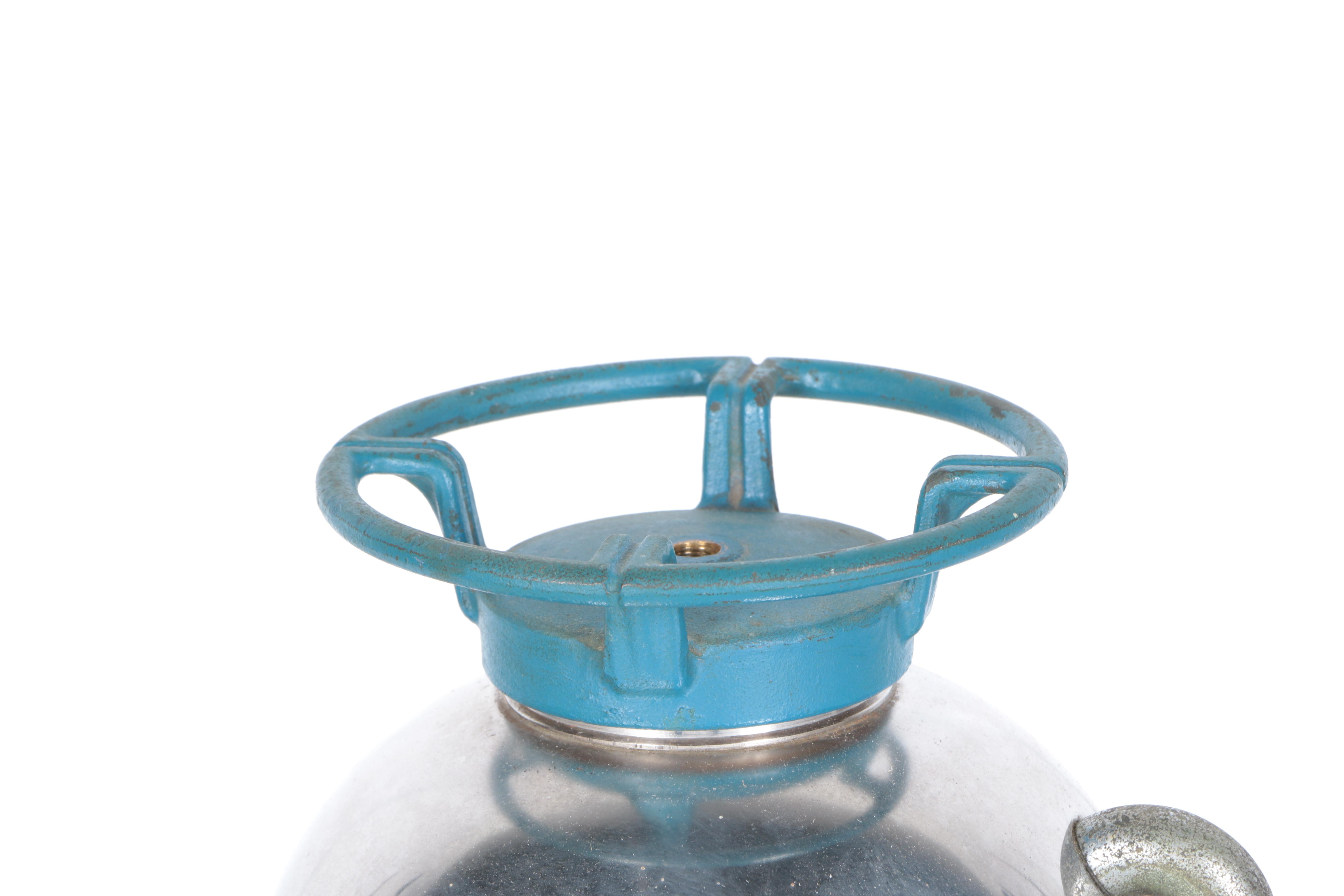 1960s Chrome Fire Extinguisher