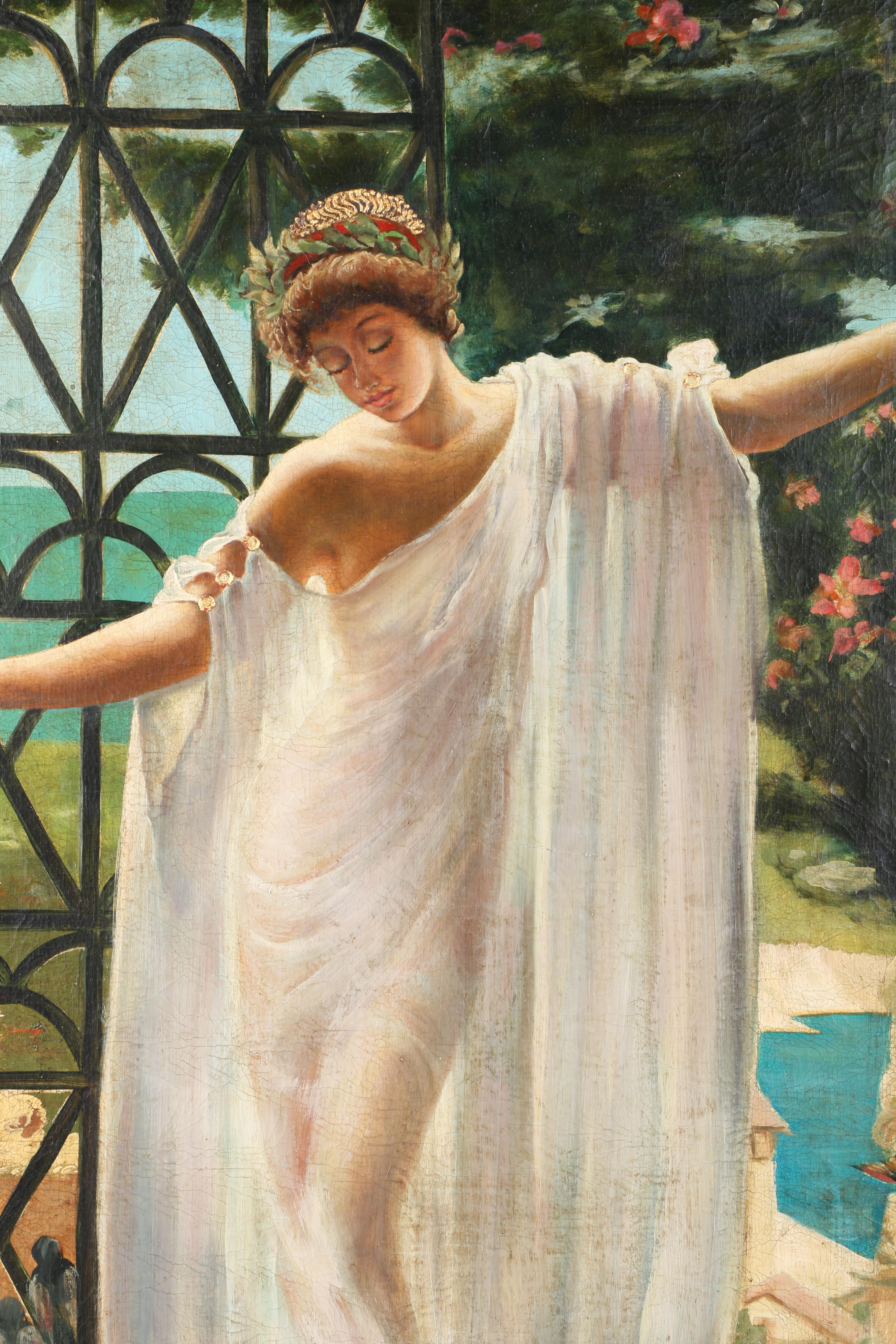 Diana Mendoza Oil on Canvas "Woman Standing"