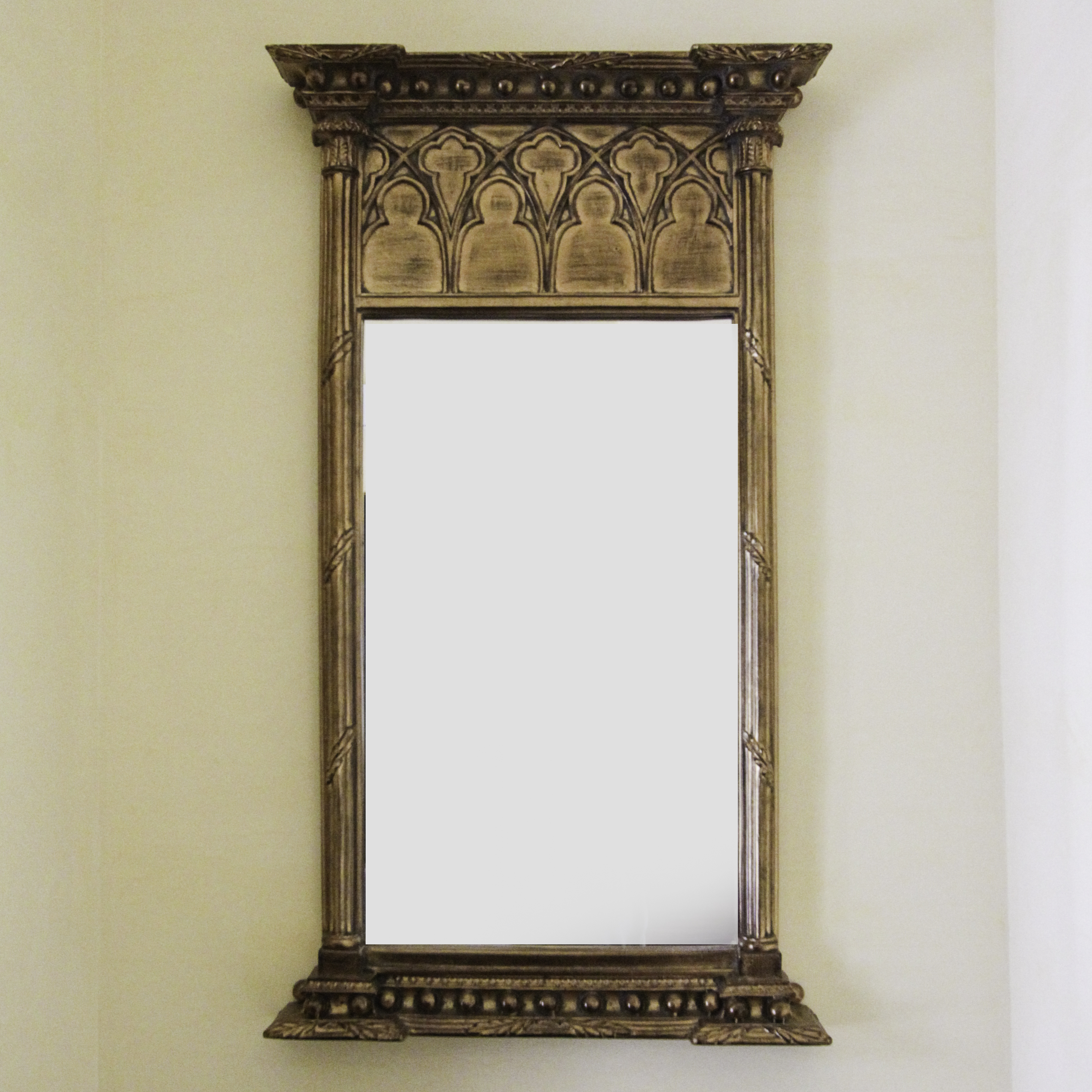 Gold Toned Gothic Style Mirrors