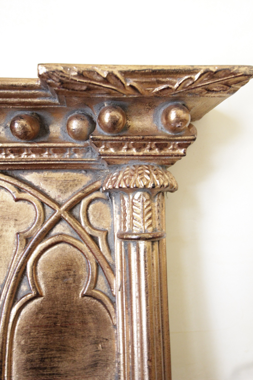 Gold Toned Gothic Style Mirrors