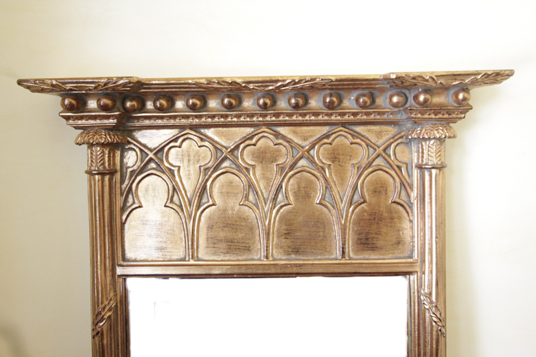 Gold Toned Gothic Style Mirrors