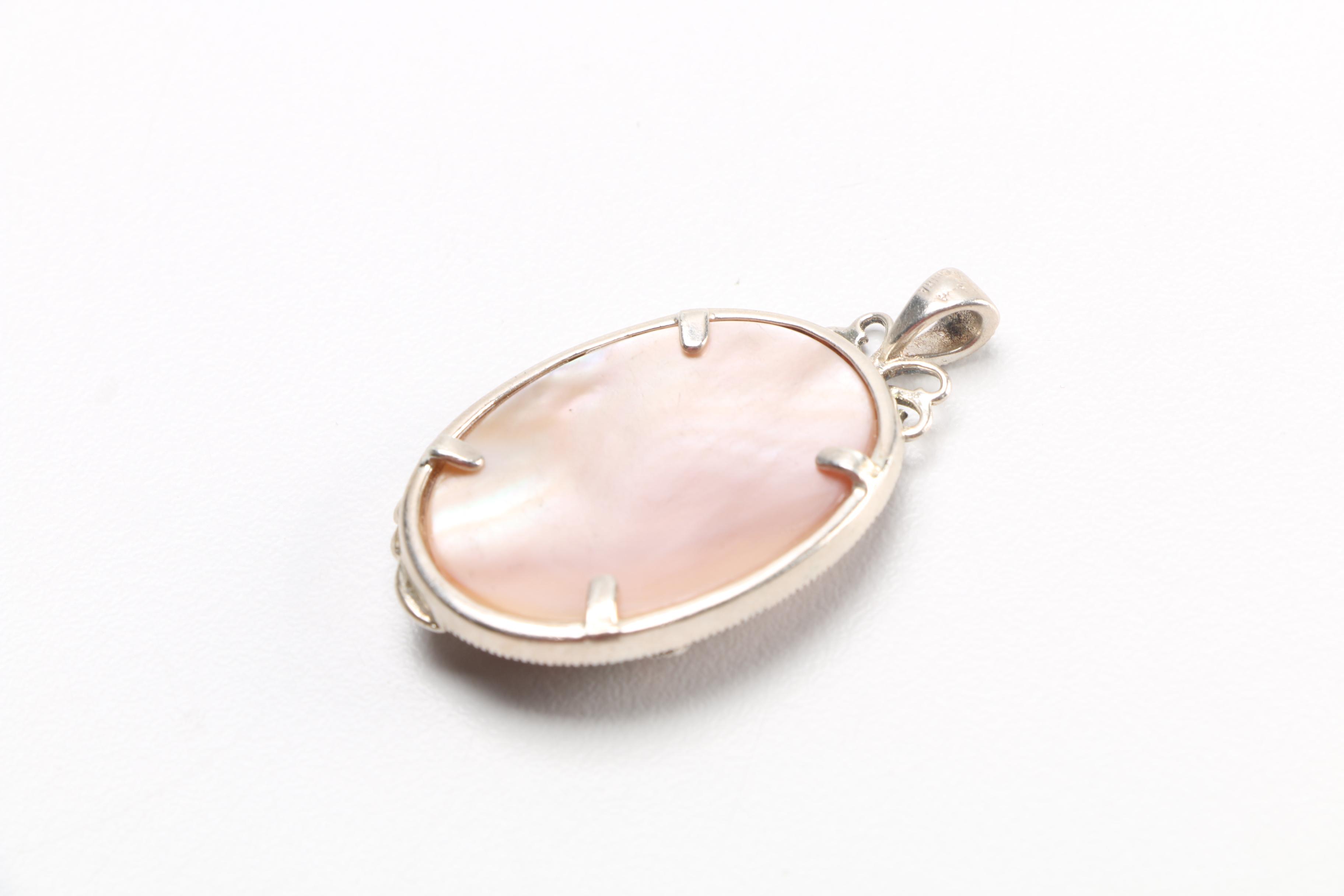 Sterling Silver, Shell and Stone Jewelry