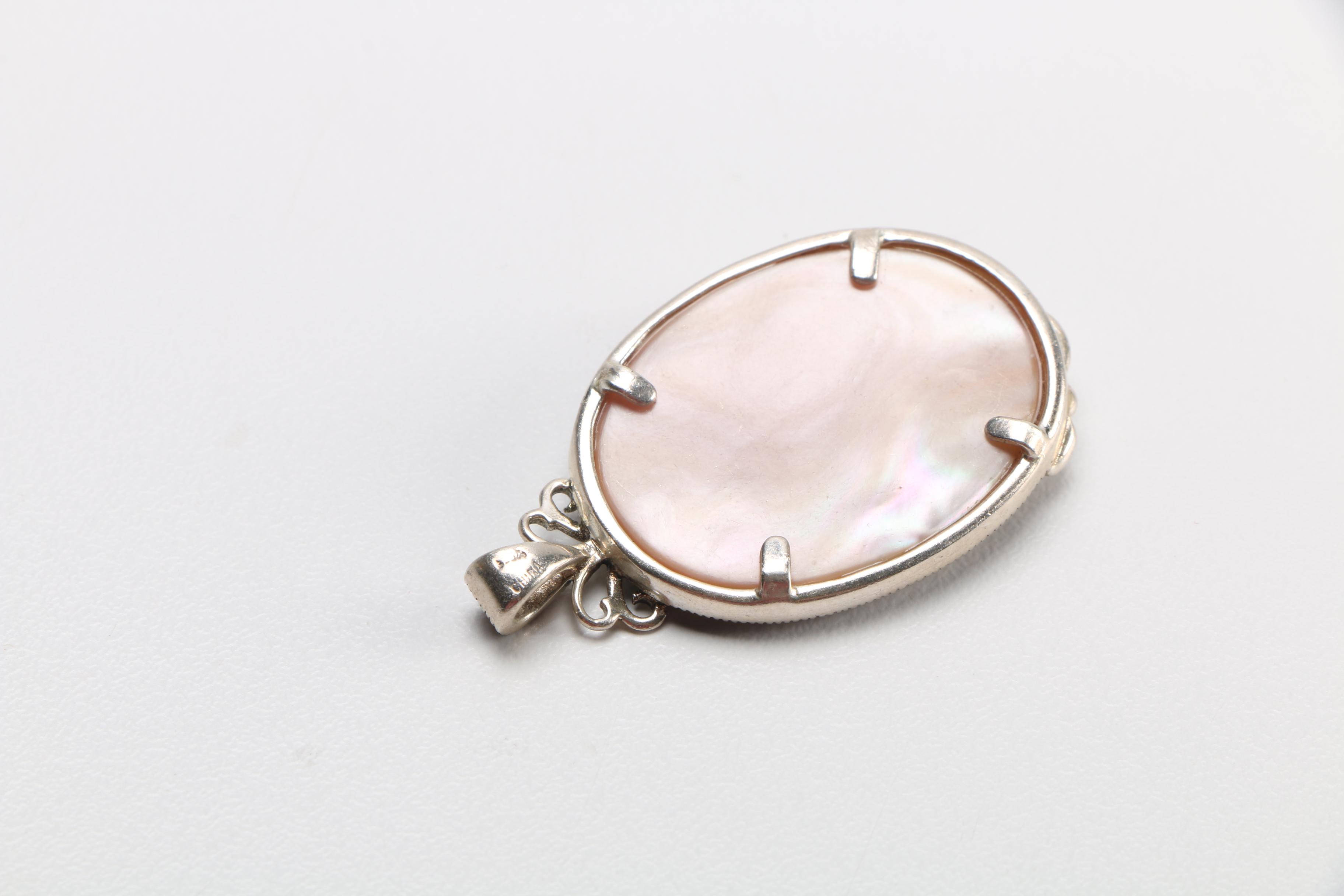 Sterling Silver, Shell and Stone Jewelry