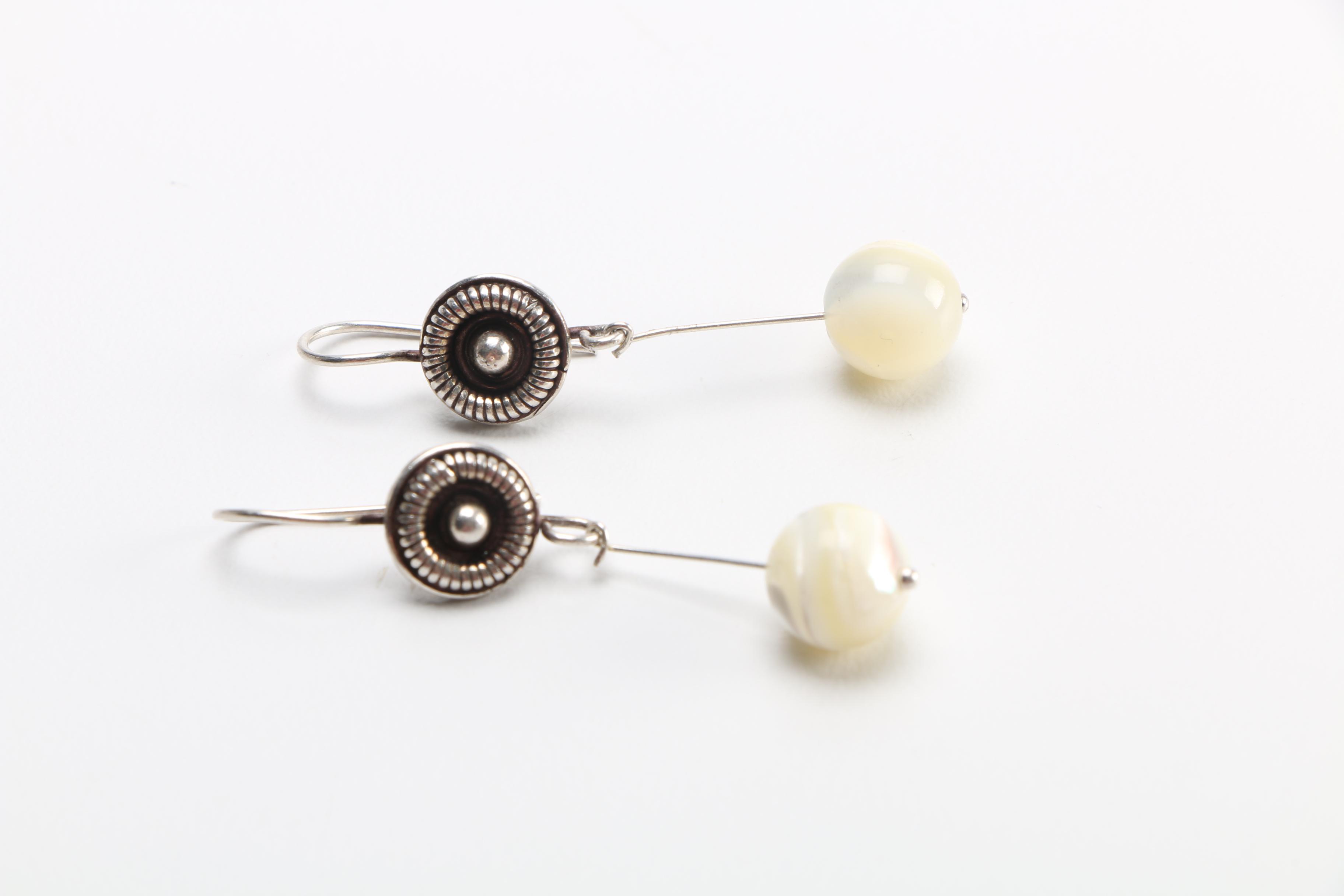 Sterling Silver, Shell and Stone Jewelry