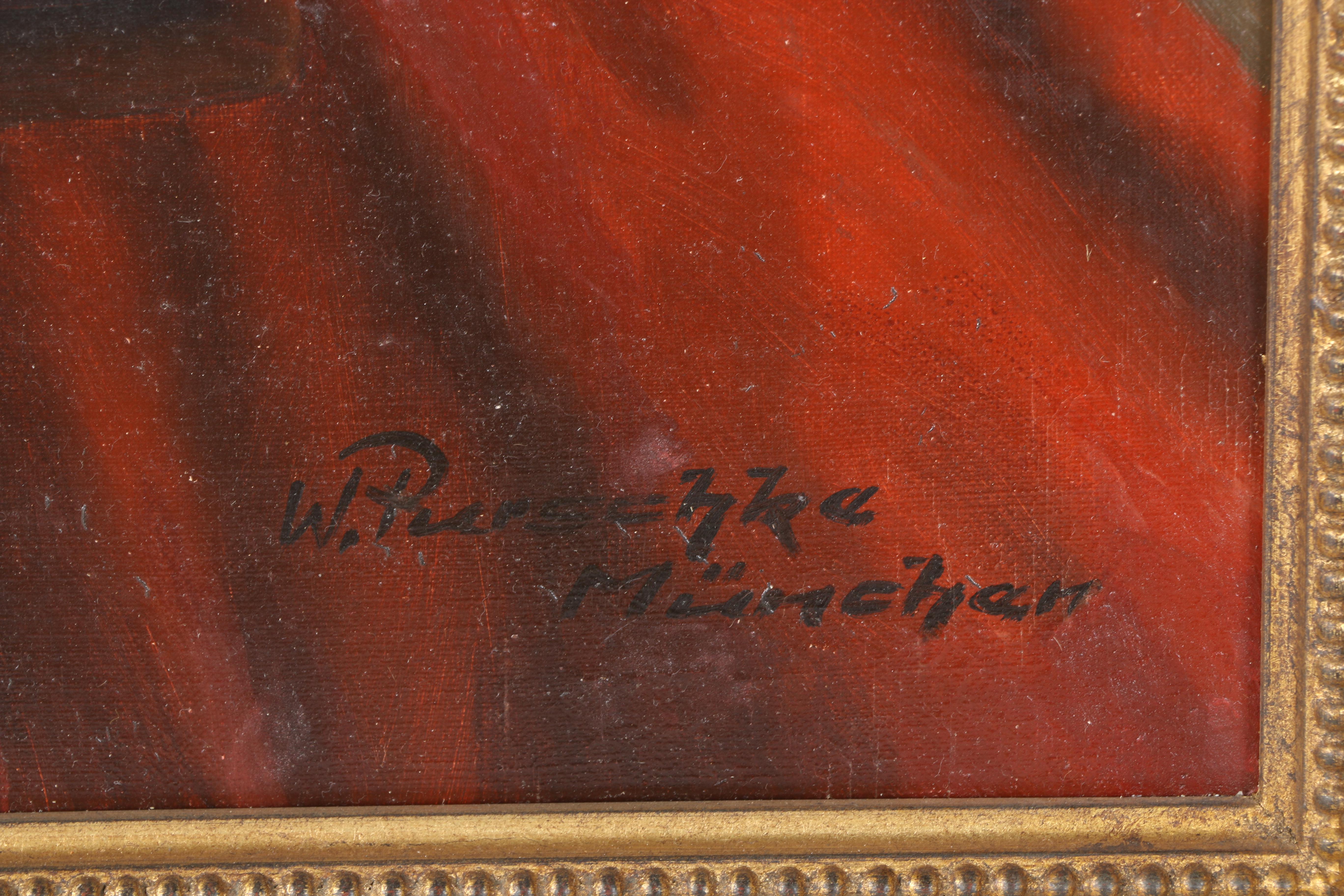 Walther Purschke Oil on Canvas "The Formula"