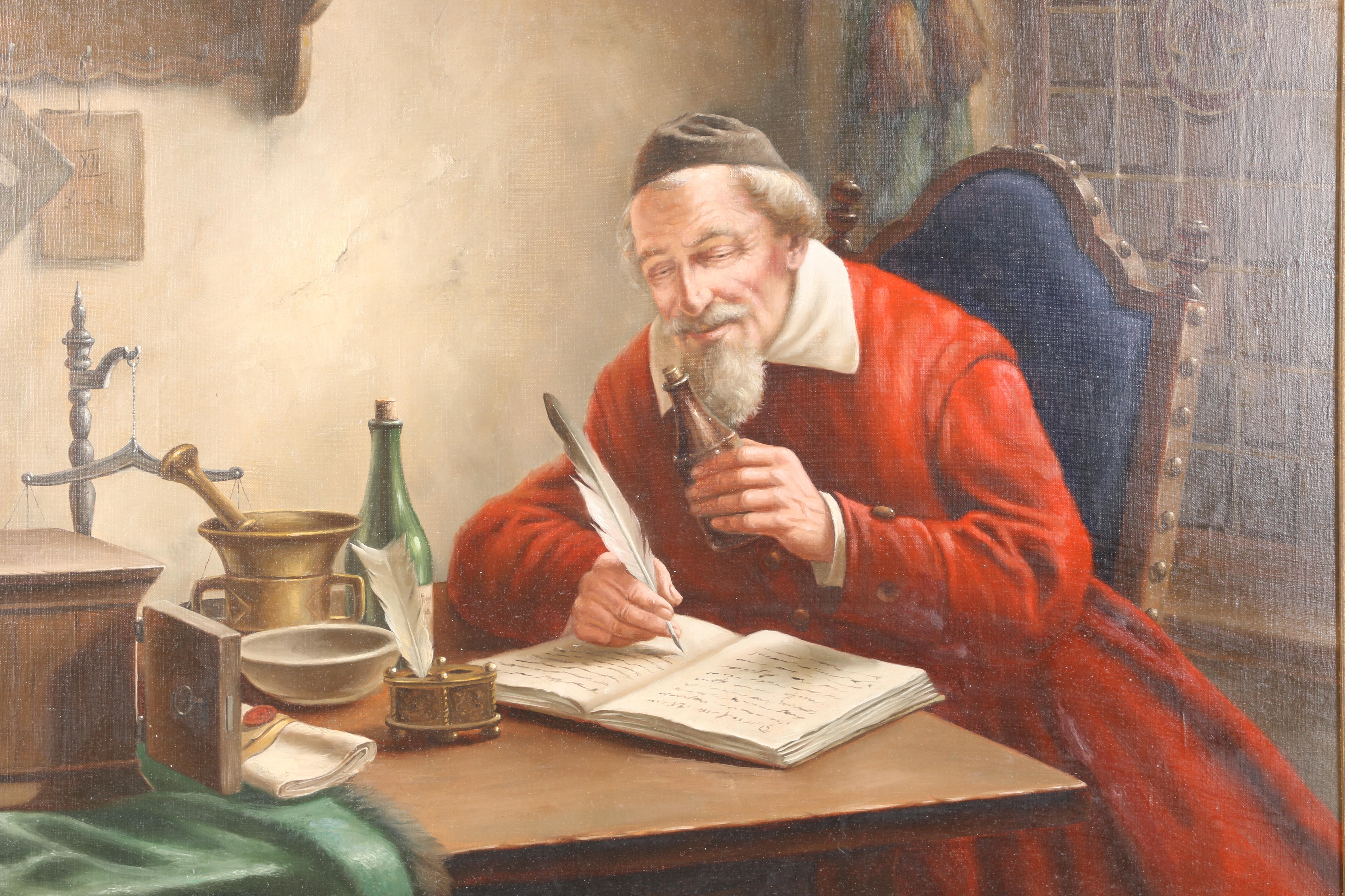 Walther Purschke Oil on Canvas "The Formula"