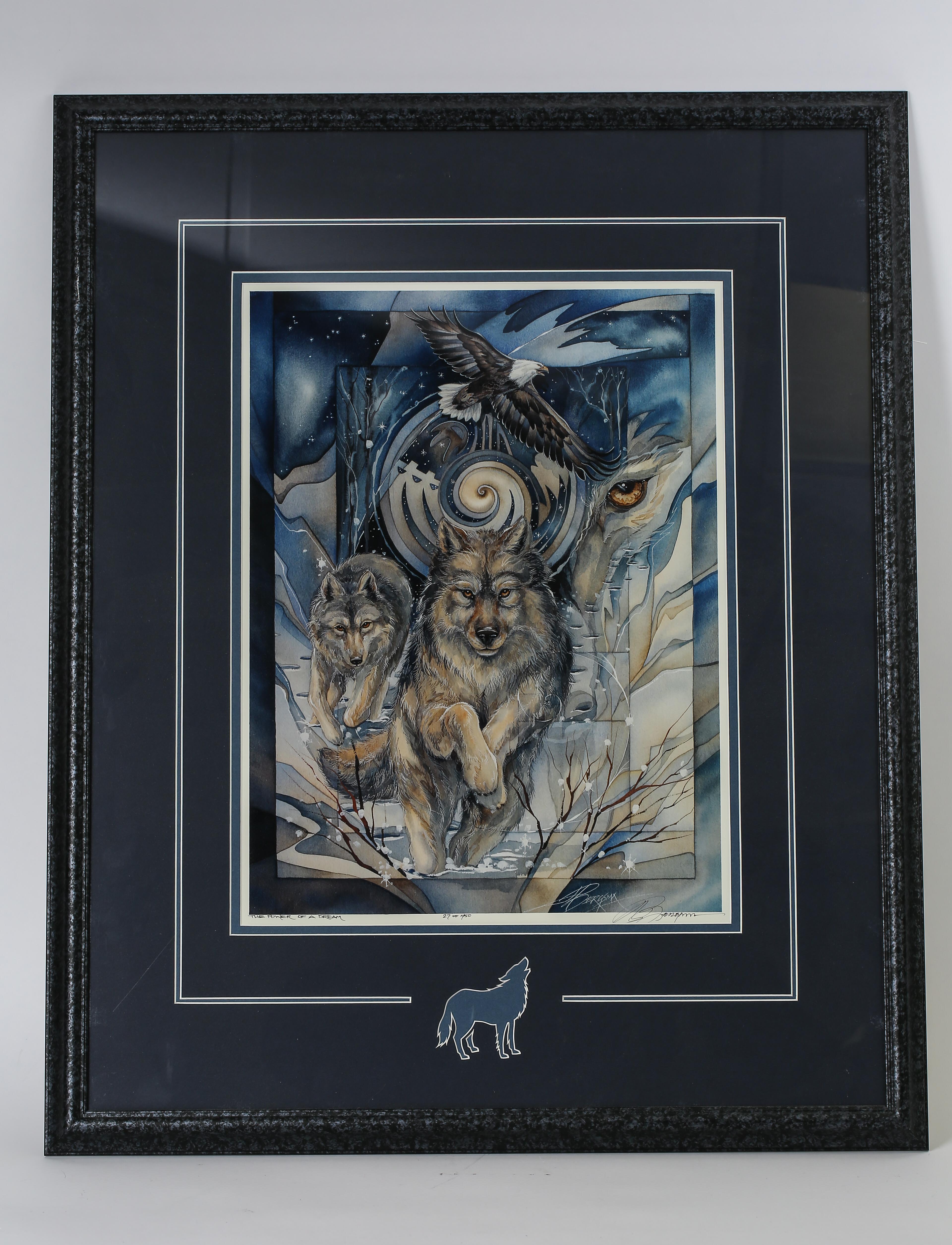 Pair of Jody Bergsma Signed and Numbered Framed Lithographs