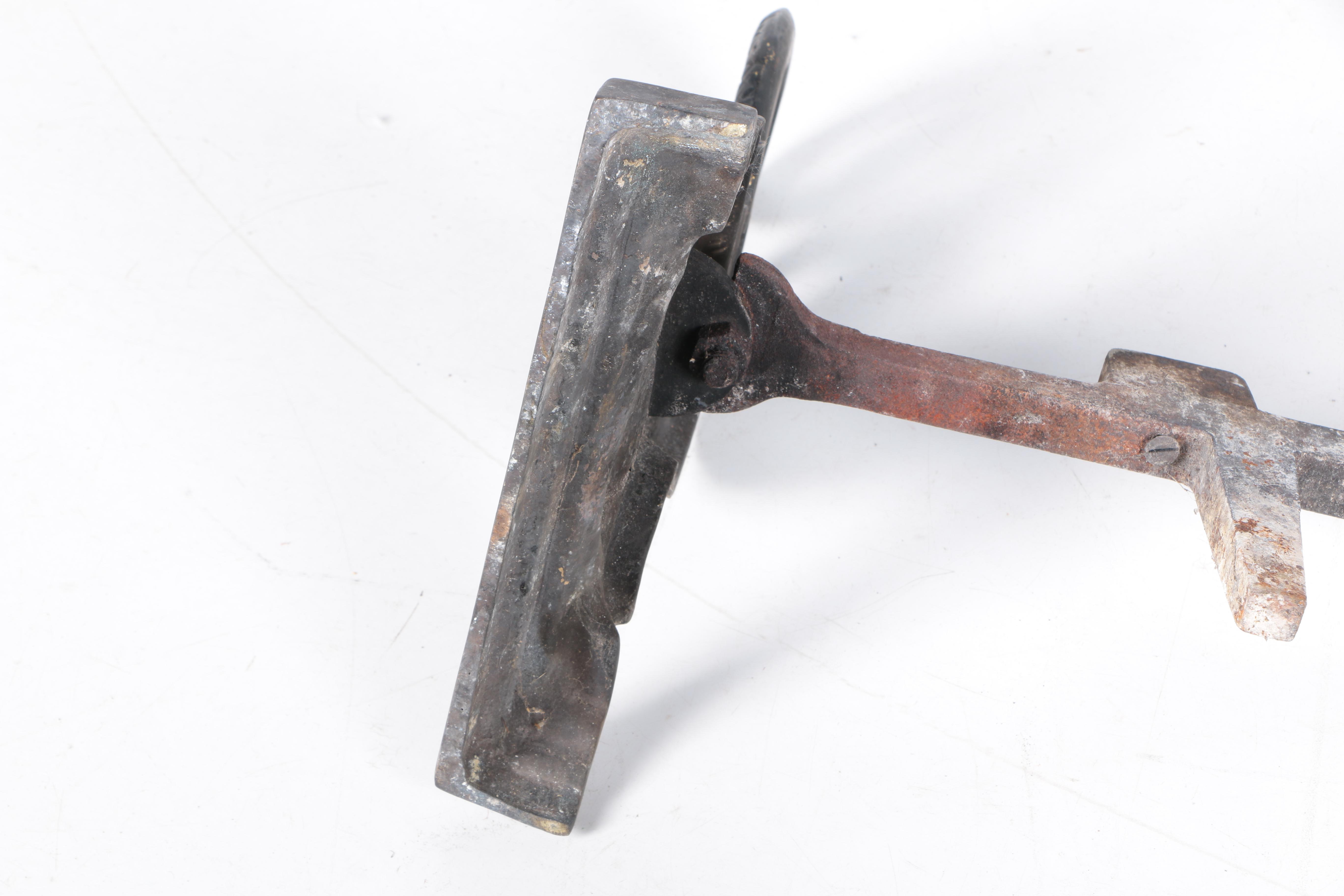 Cast Iron Dragon Andirons