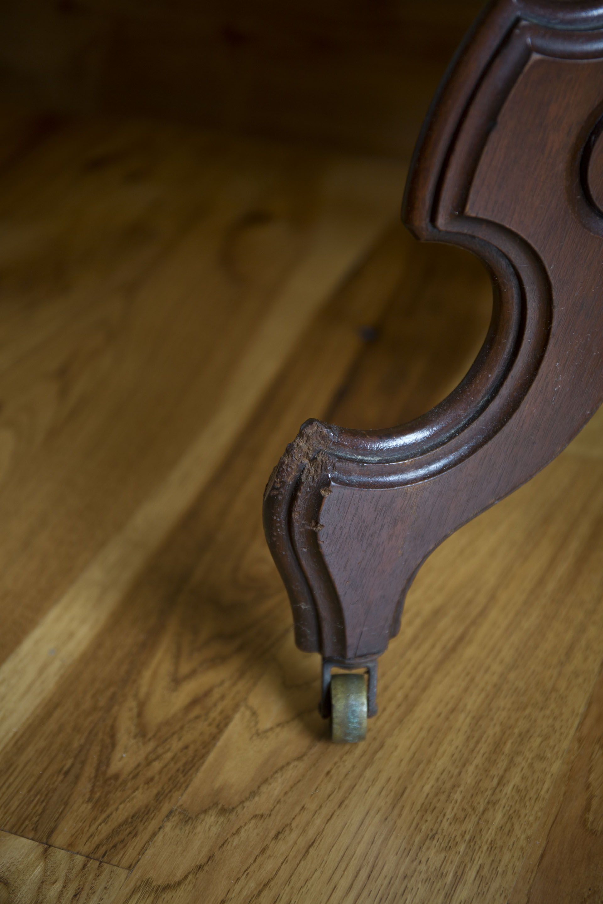 Eastlake Style Marble Top Accent Table