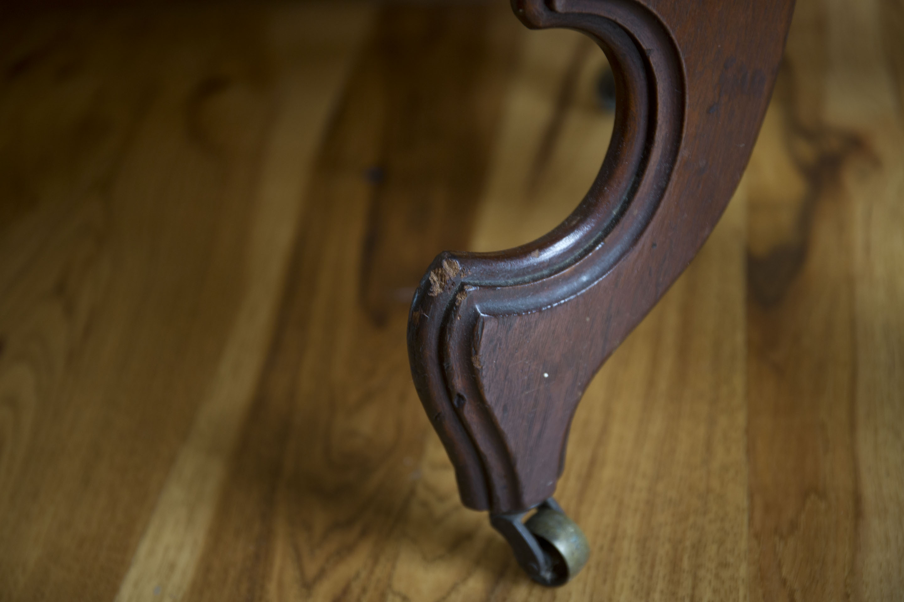 Eastlake Style Marble Top Accent Table