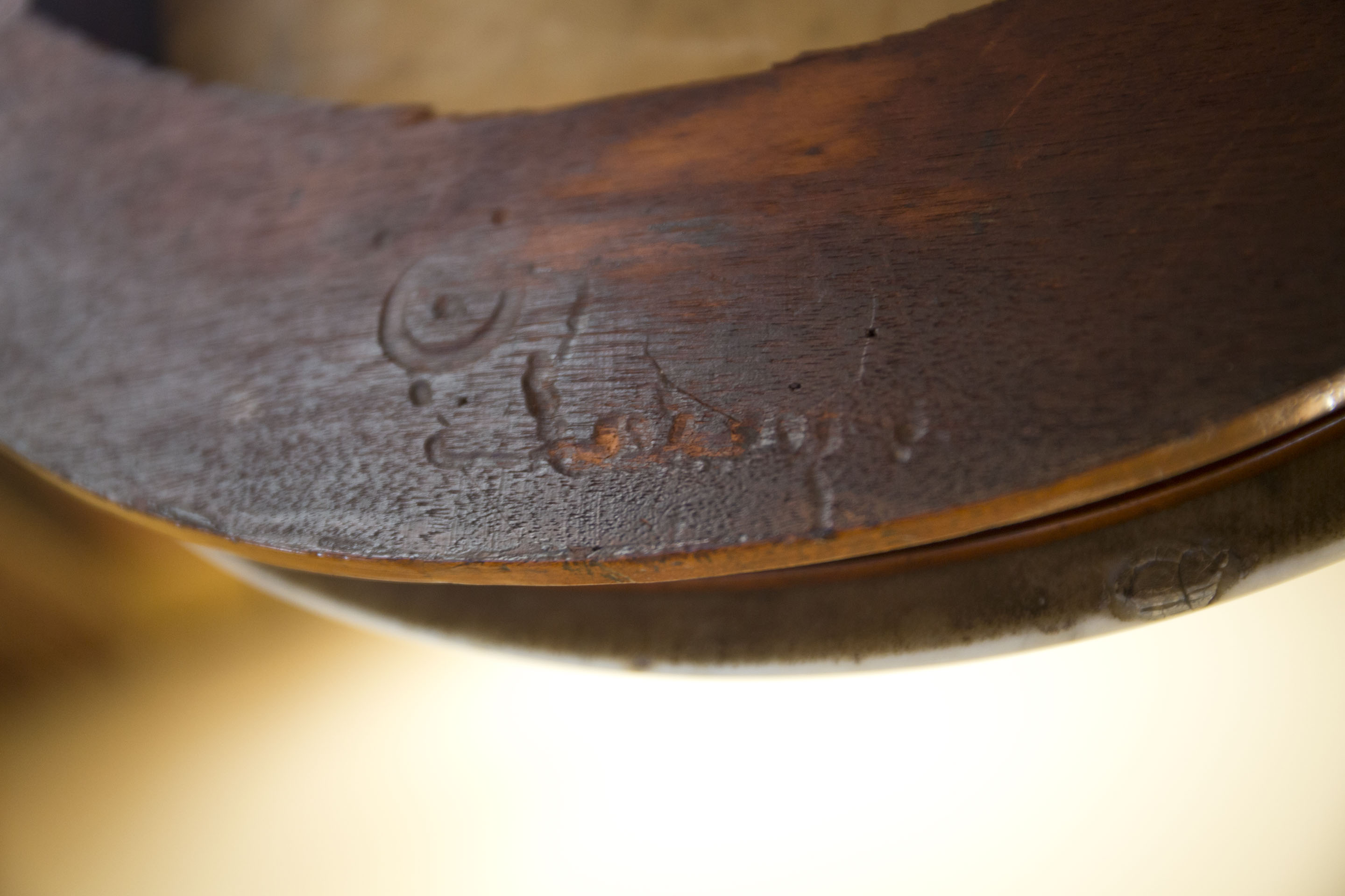 Eastlake Style Marble Top Accent Table