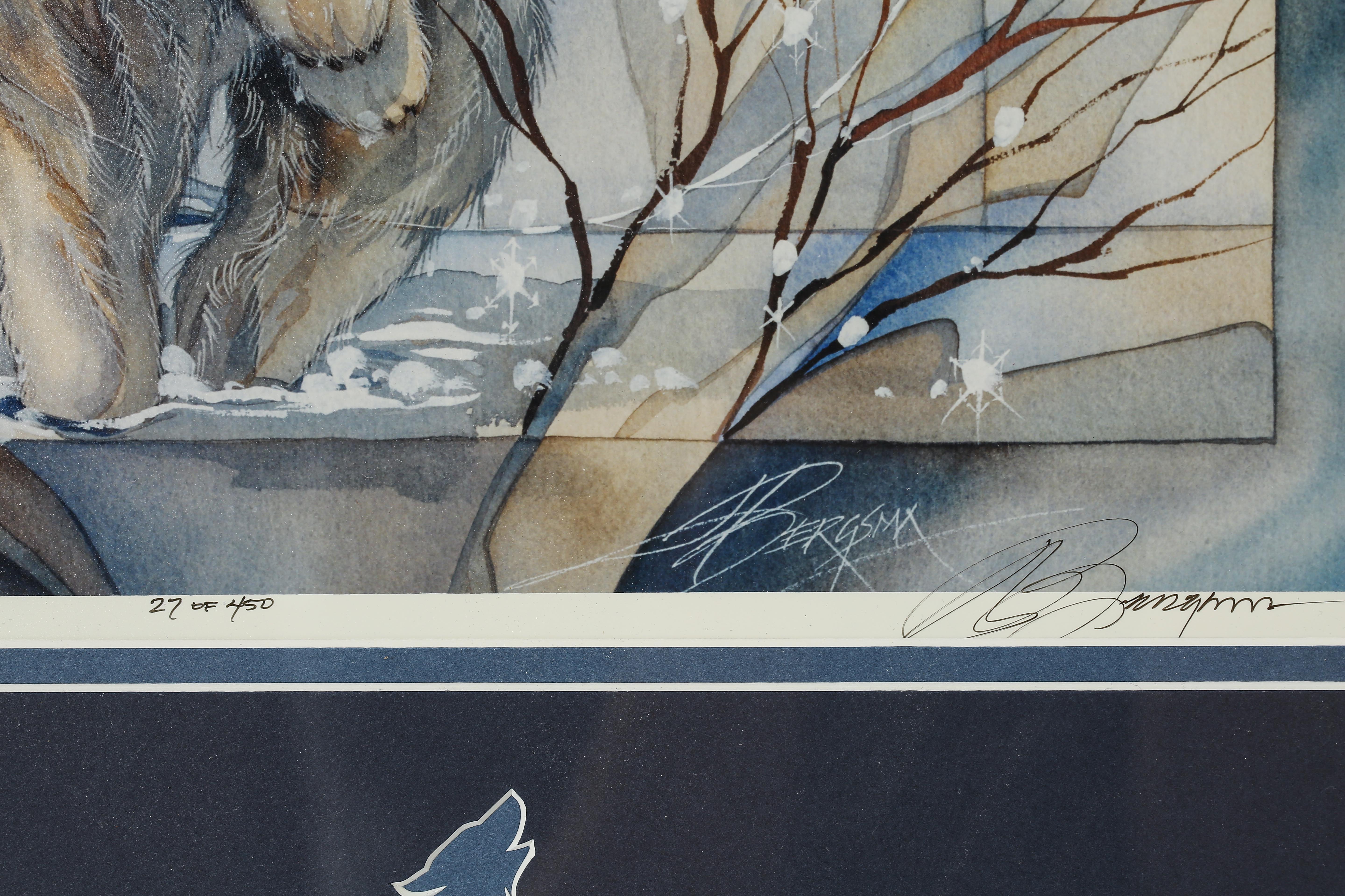 Pair of Jody Bergsma Signed and Numbered Framed Lithographs