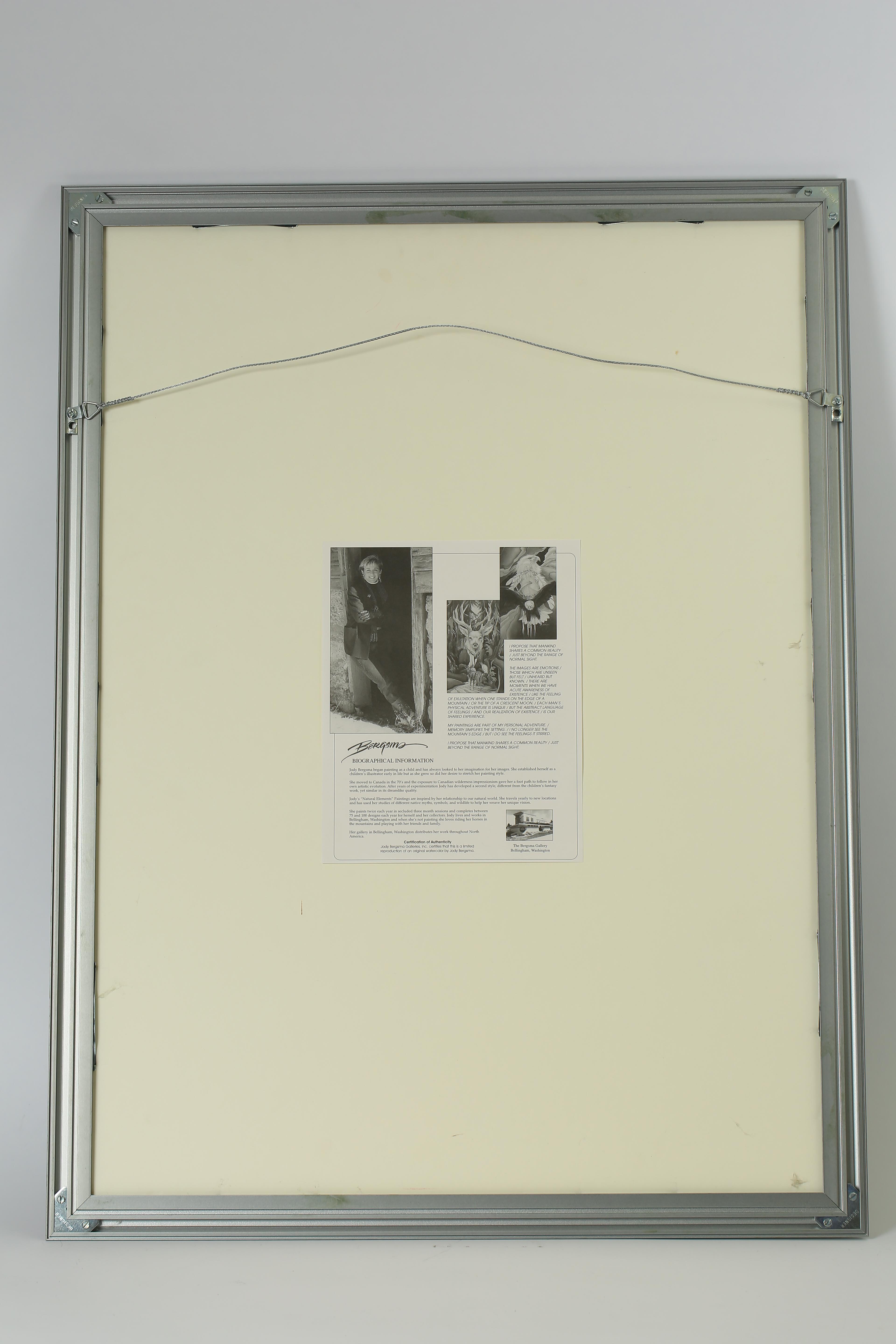 Pair of Jody Bergsma Signed and Numbered Framed Lithographs