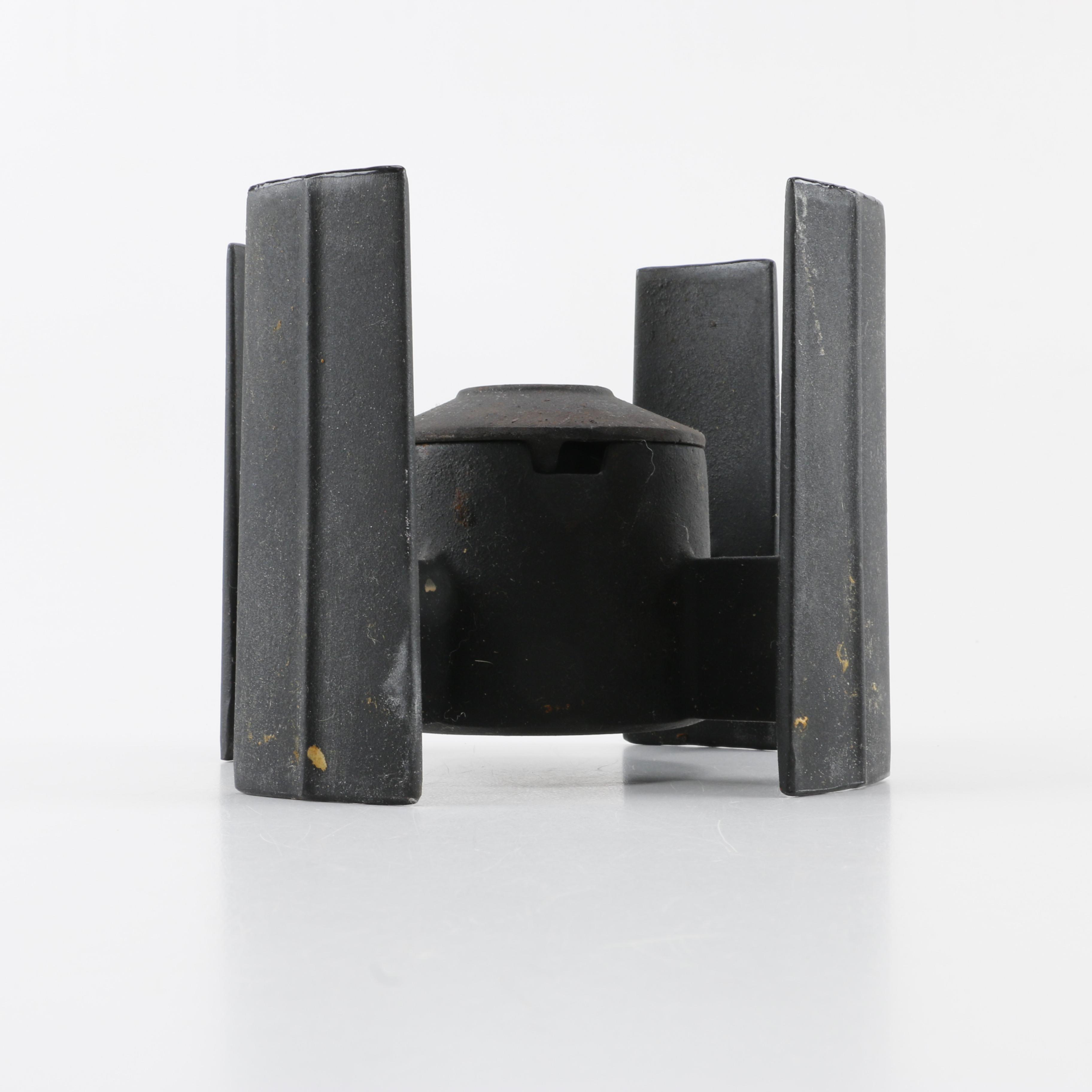 Fondue Pot with Cast Iron Stand by Dansk