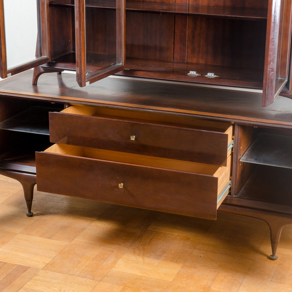 Mid Century Modern Credenza and Display Cabinet