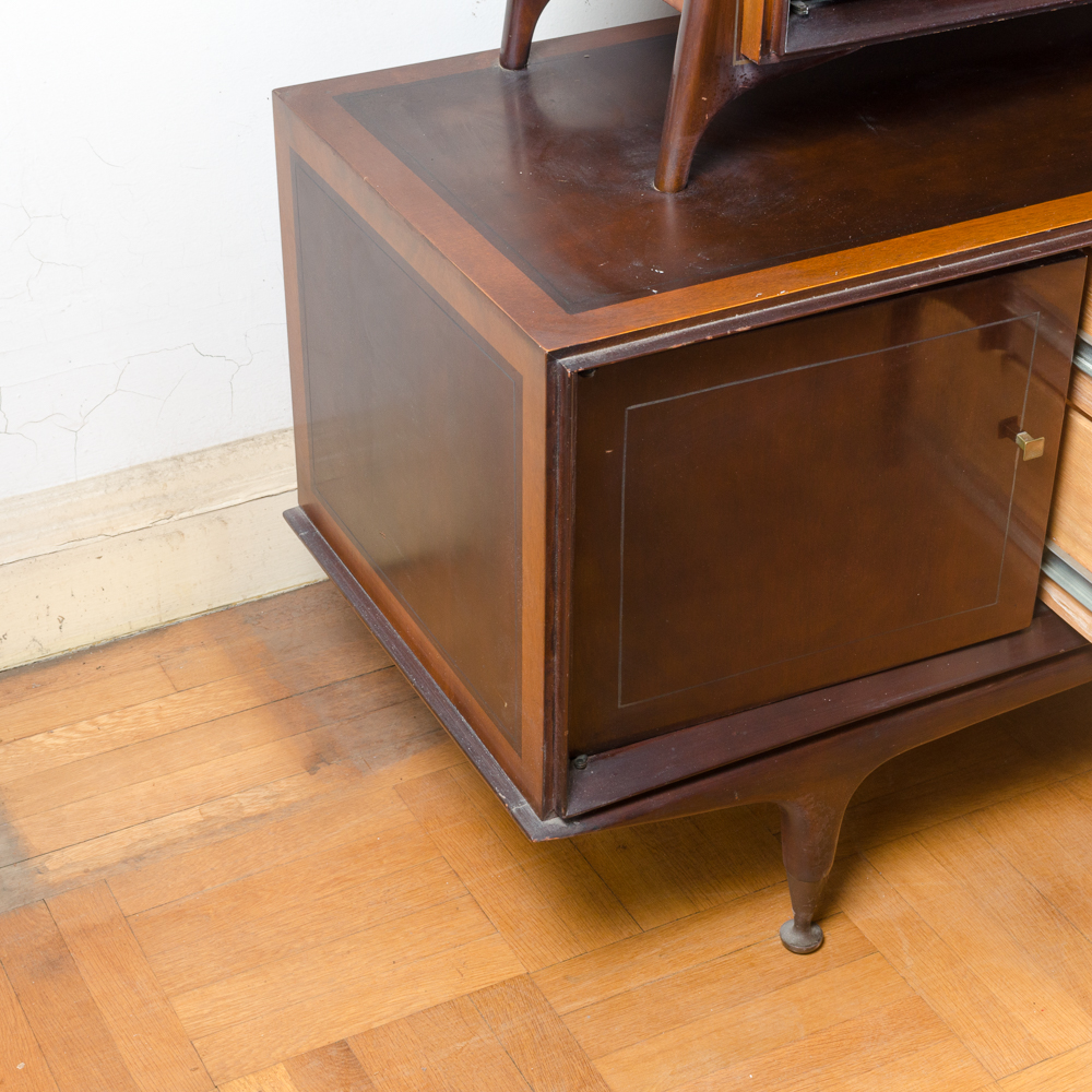 Mid Century Modern Credenza and Display Cabinet