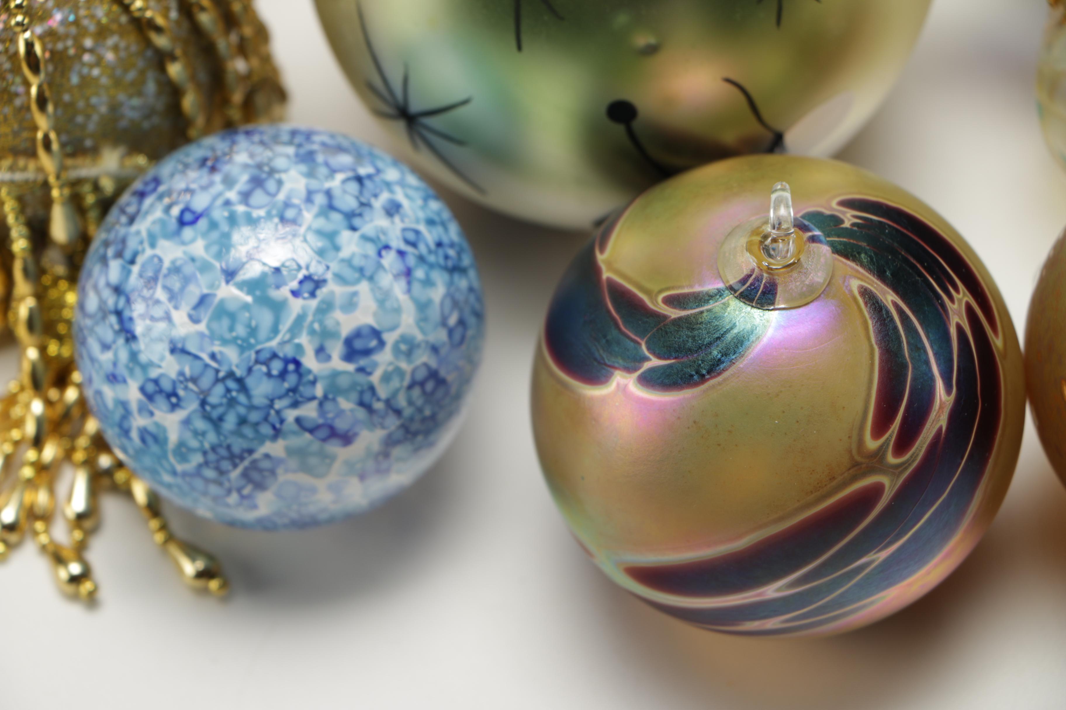 Collection of Hand Blown Glass Ornaments