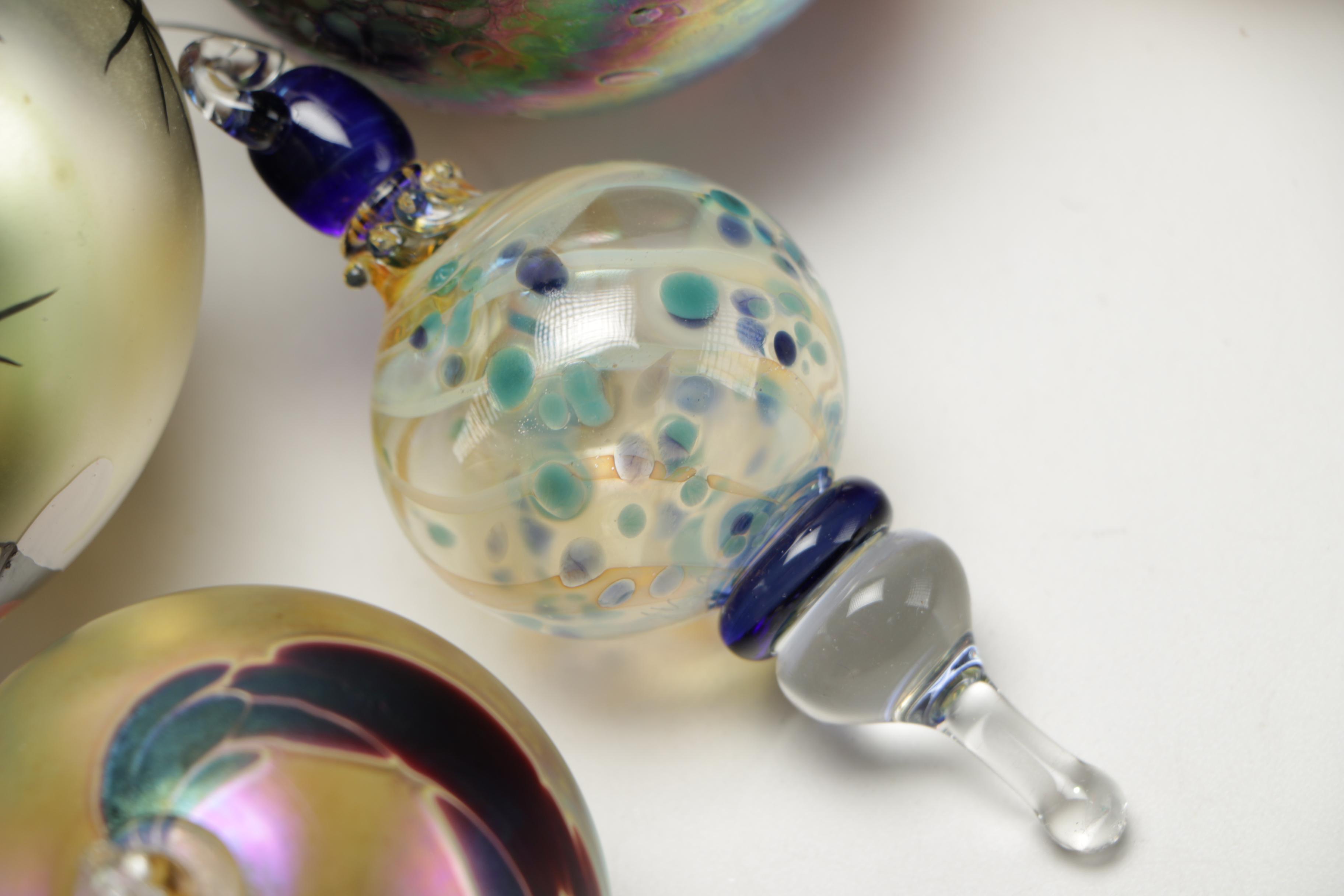 Collection of Hand Blown Glass Ornaments