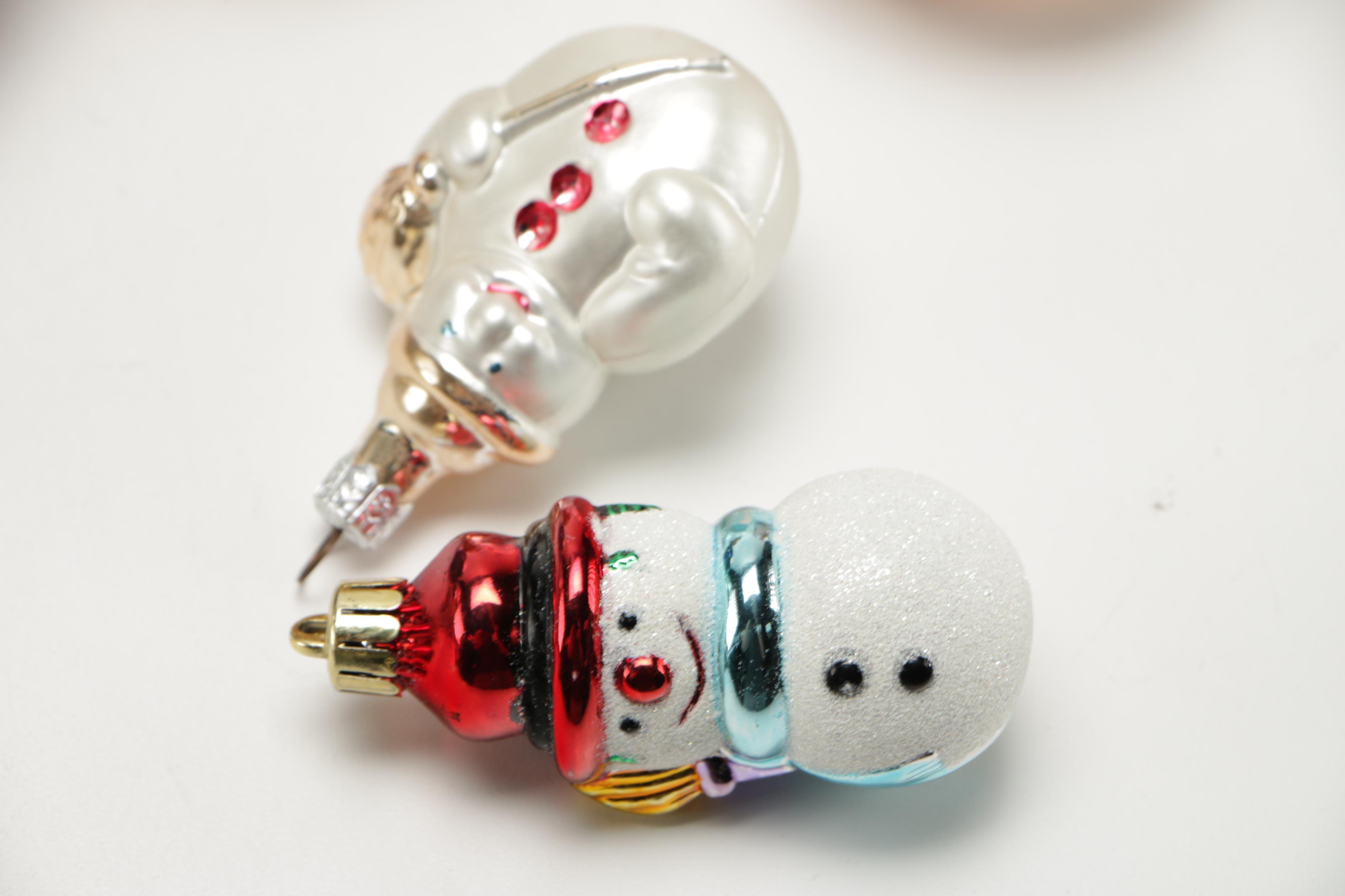 Collection of Hand Blown Glass Ornaments