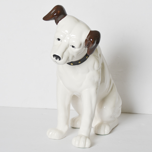 RCA Ceramic "Nipper" Dog Figurine