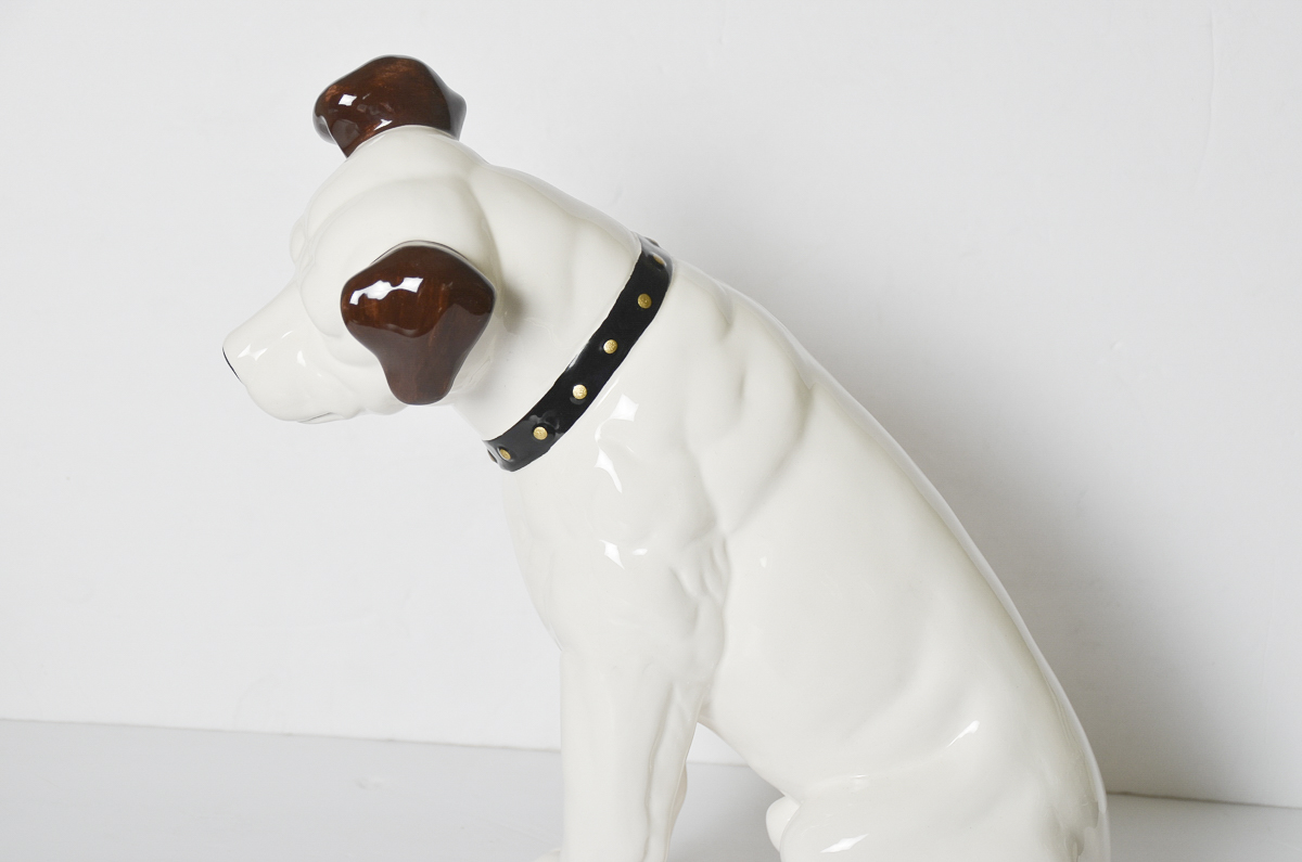 RCA Ceramic "Nipper" Dog Figurine