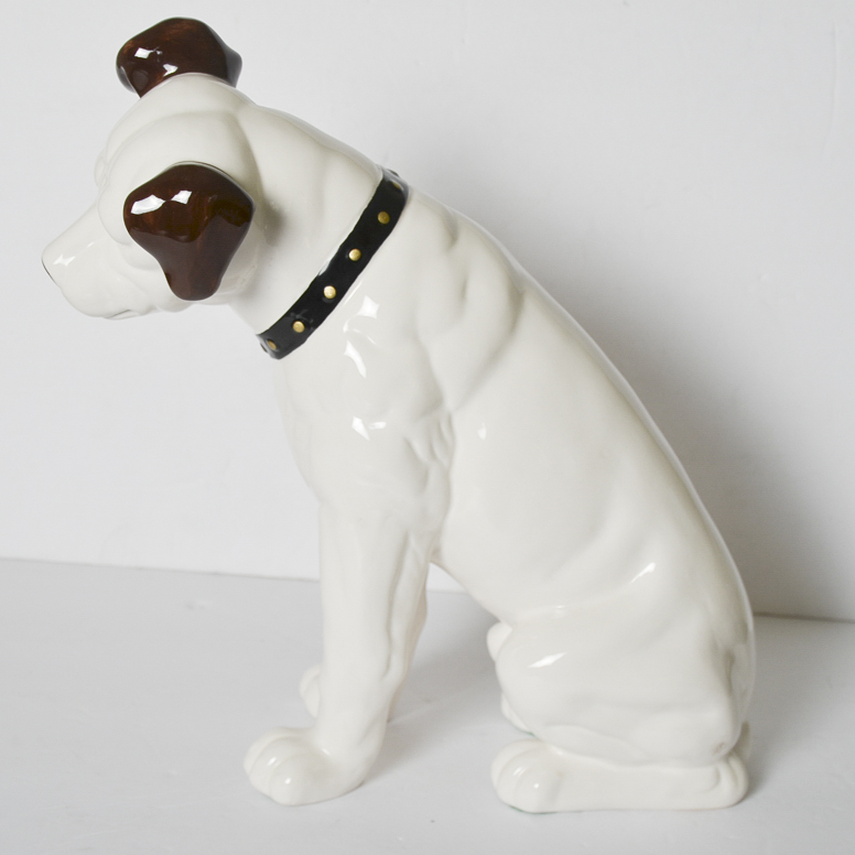 RCA Ceramic "Nipper" Dog Figurine
