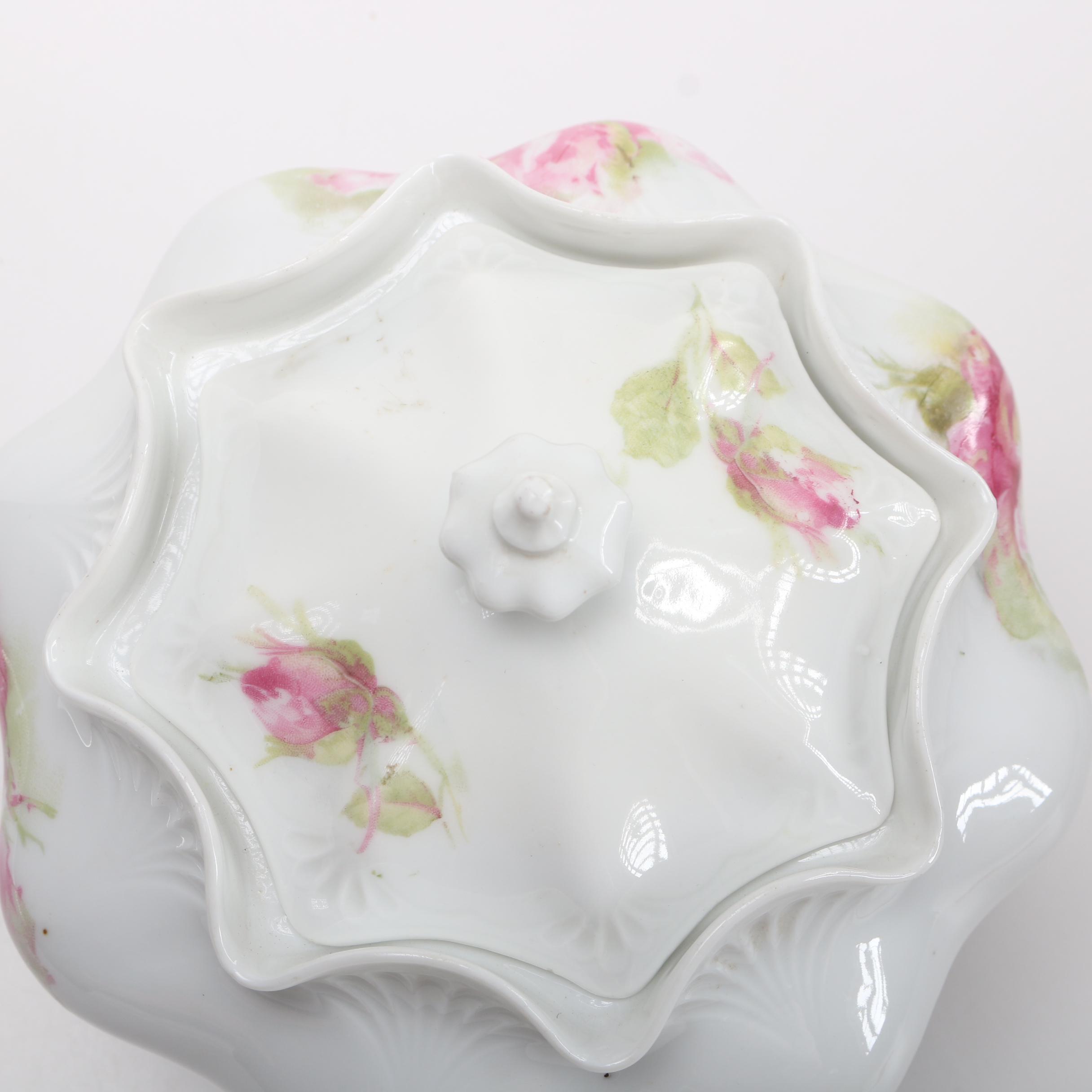 RS Prussia Porcelain Biscuit Jar