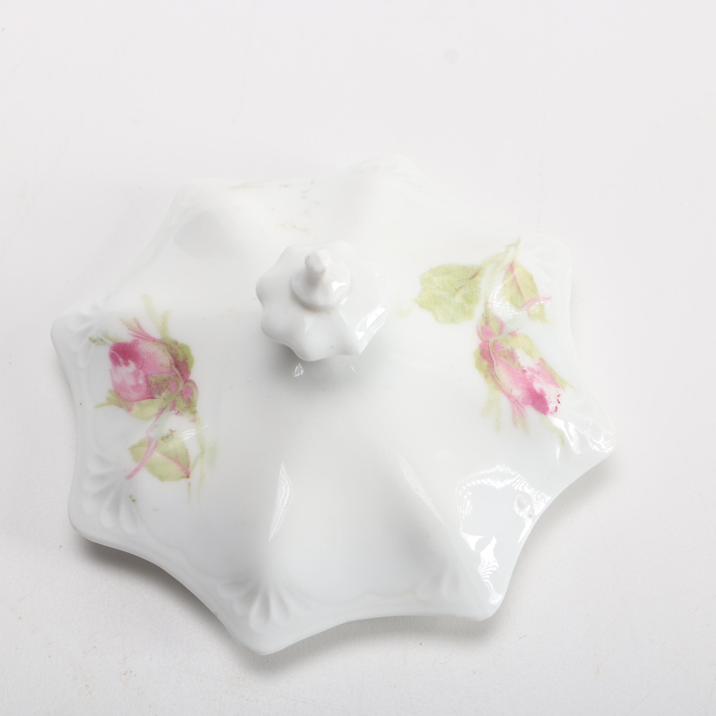 RS Prussia Porcelain Biscuit Jar