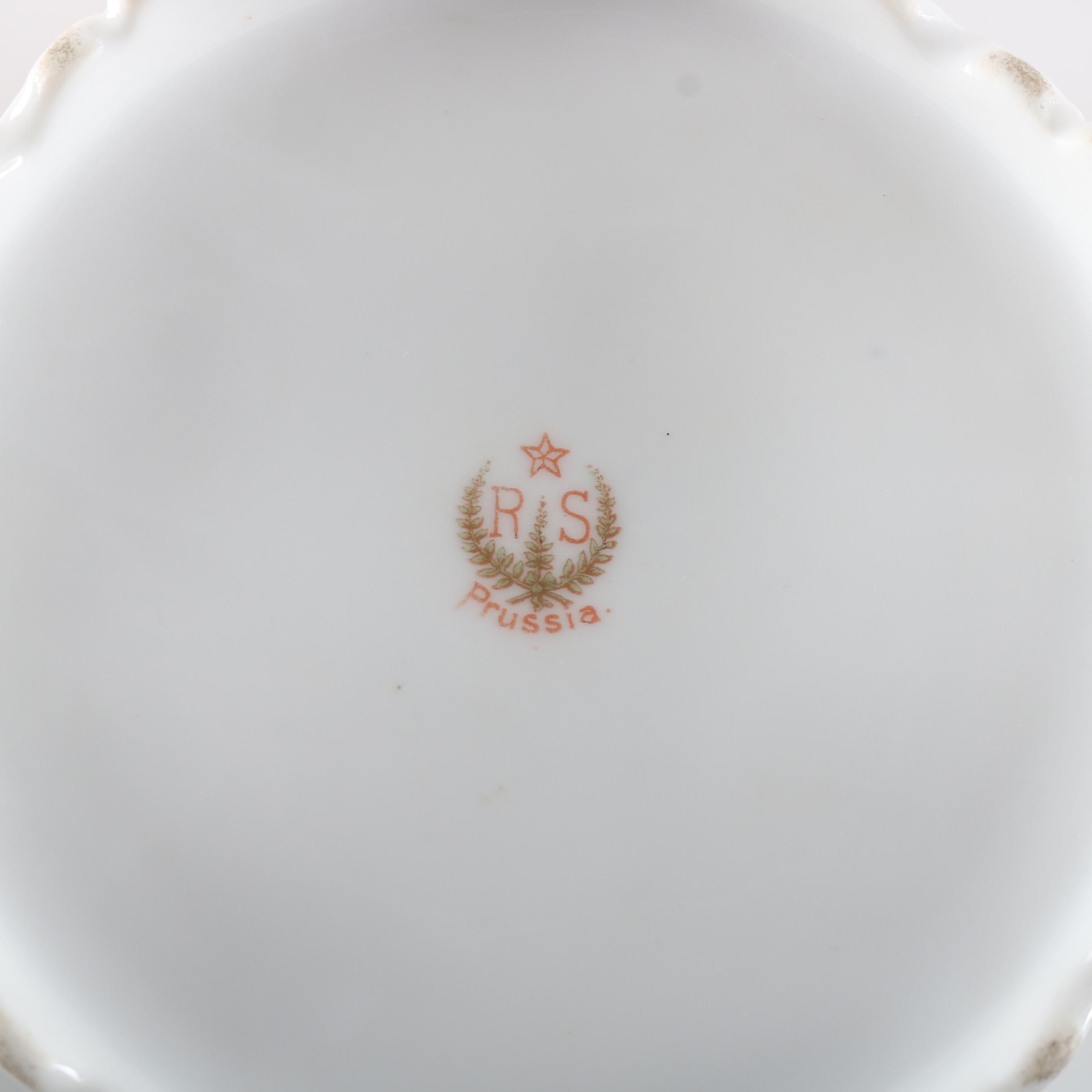 RS Prussia Porcelain Biscuit Jar