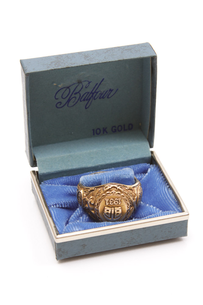 10K Yellow Gold Balfour Company 1931 Class Ring