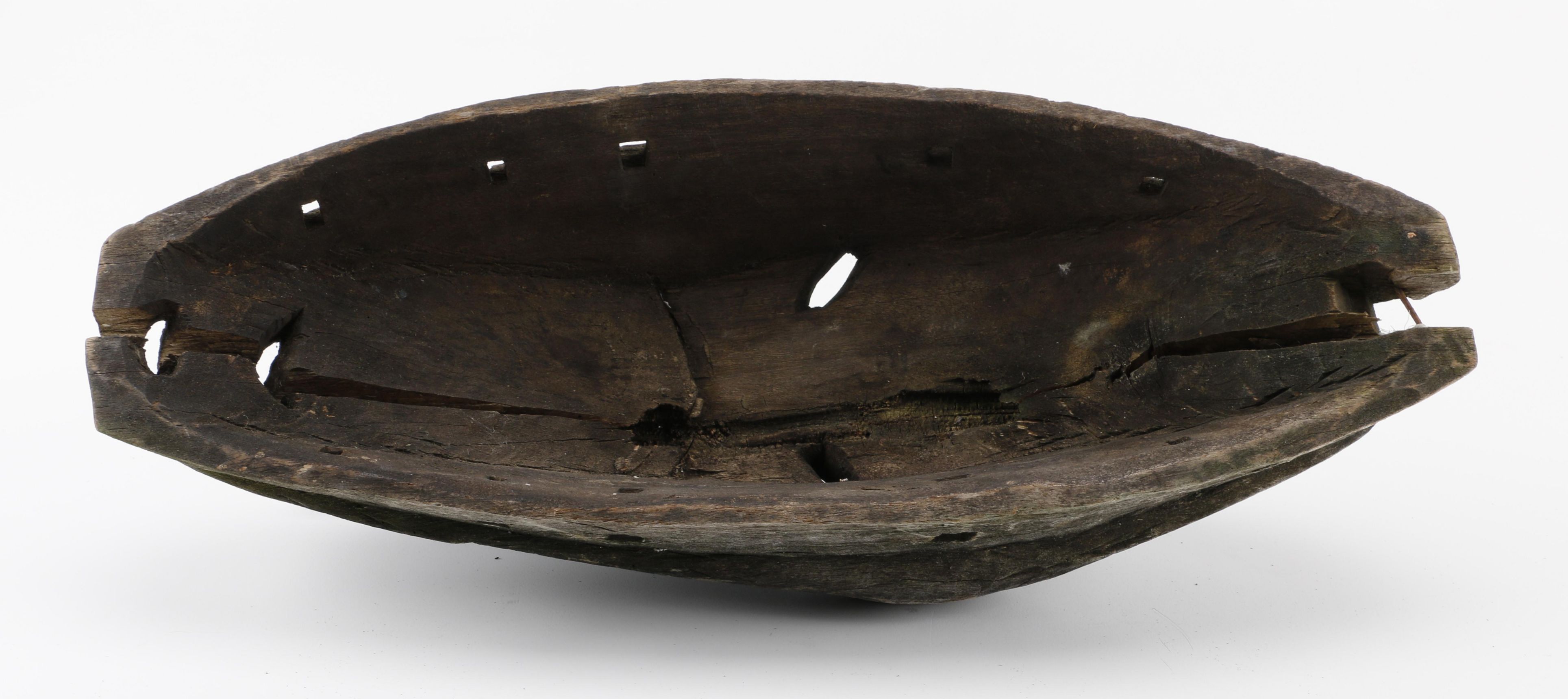 Hand Carved Wooden Mask With Bird of Prey Detailing