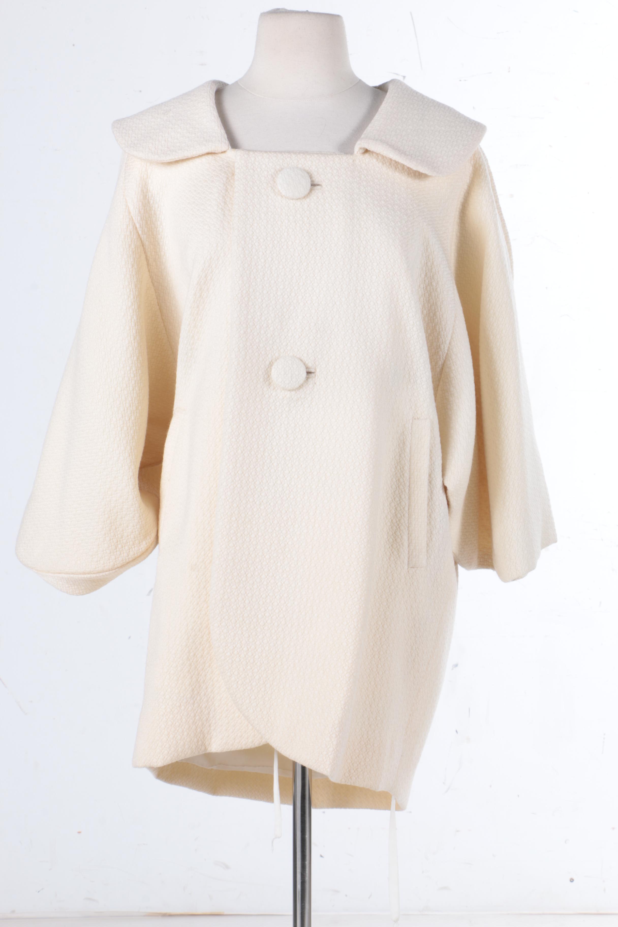 Ivory Winged Sleeve Coat