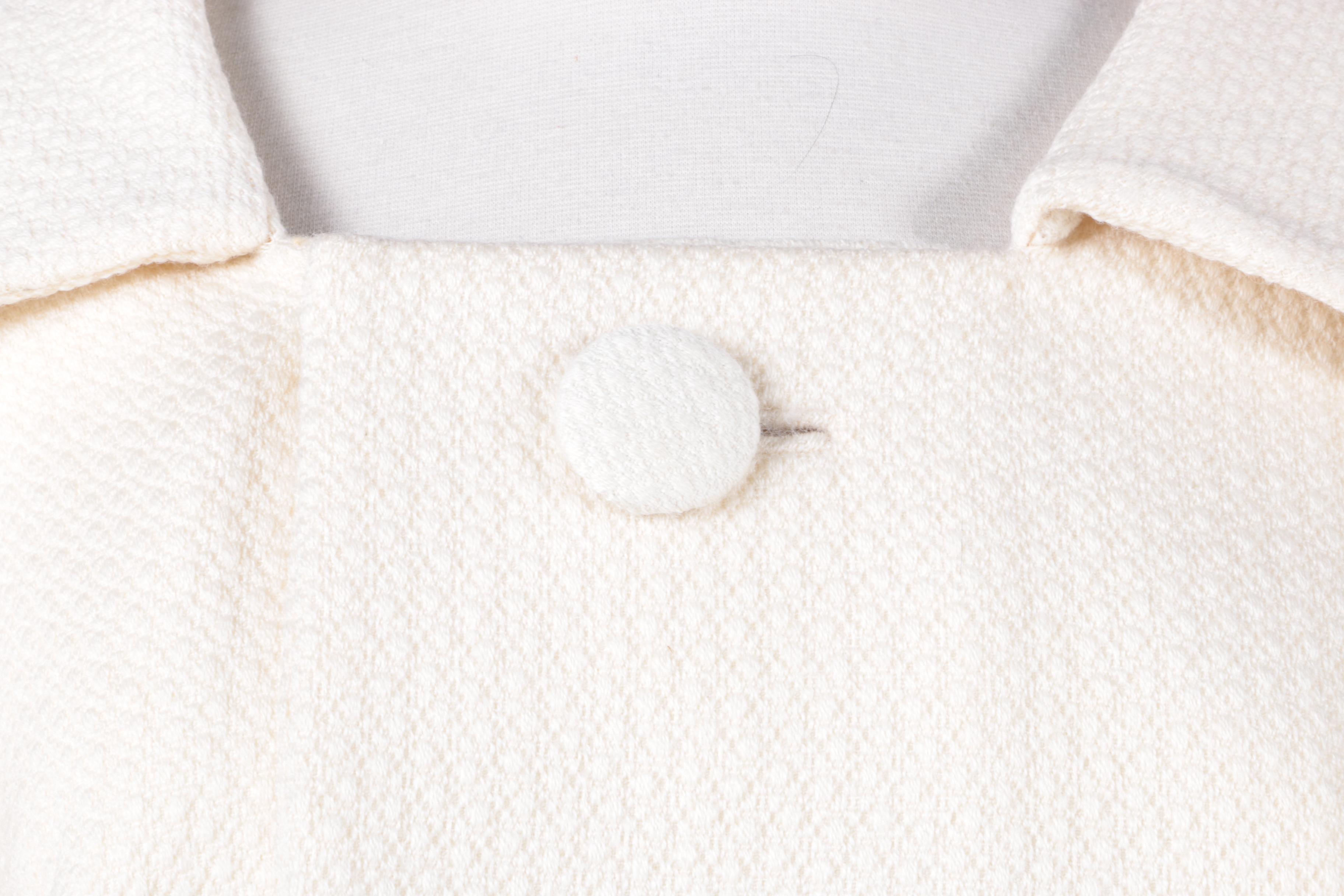 Ivory Winged Sleeve Coat