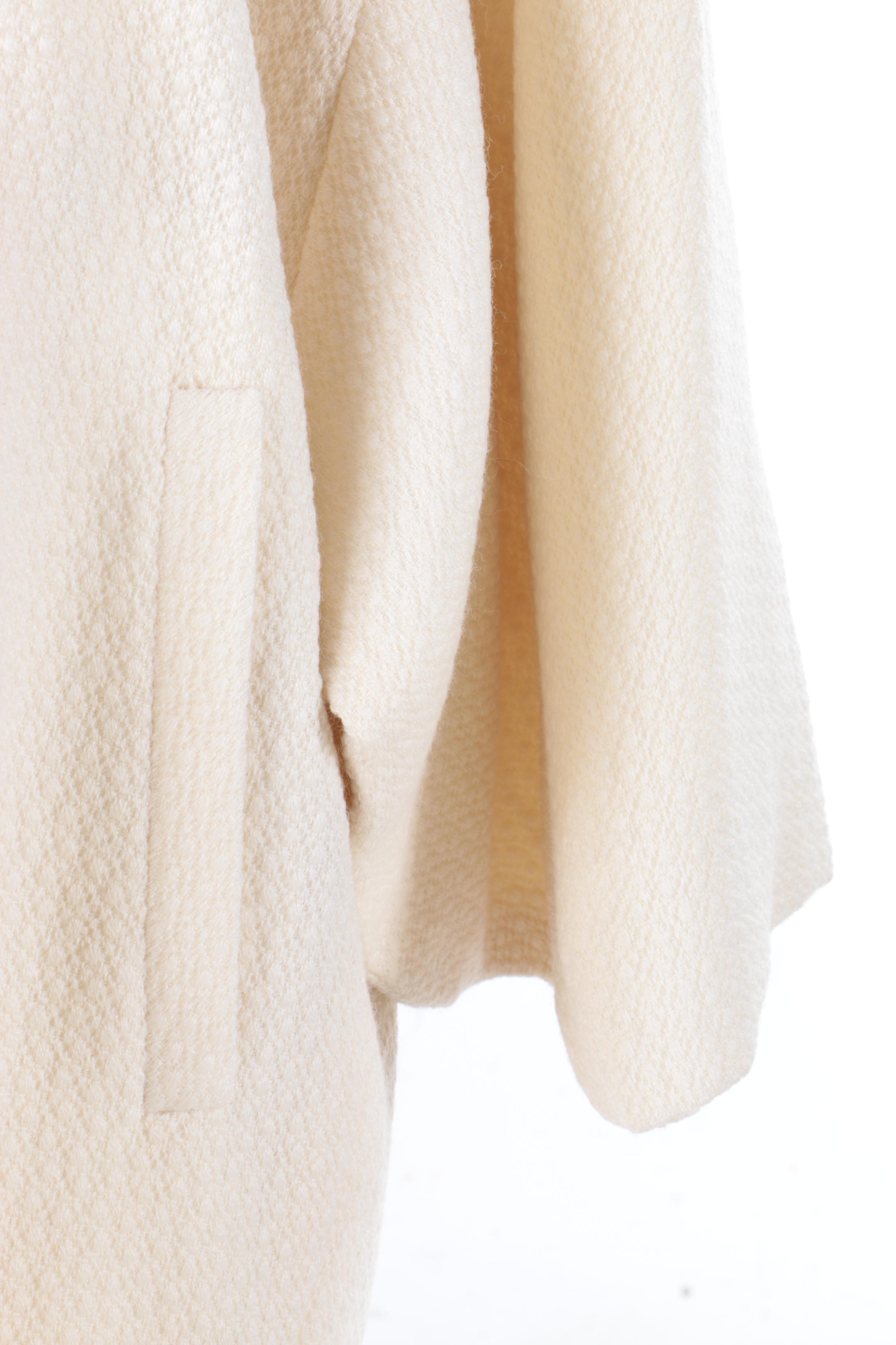 Ivory Winged Sleeve Coat