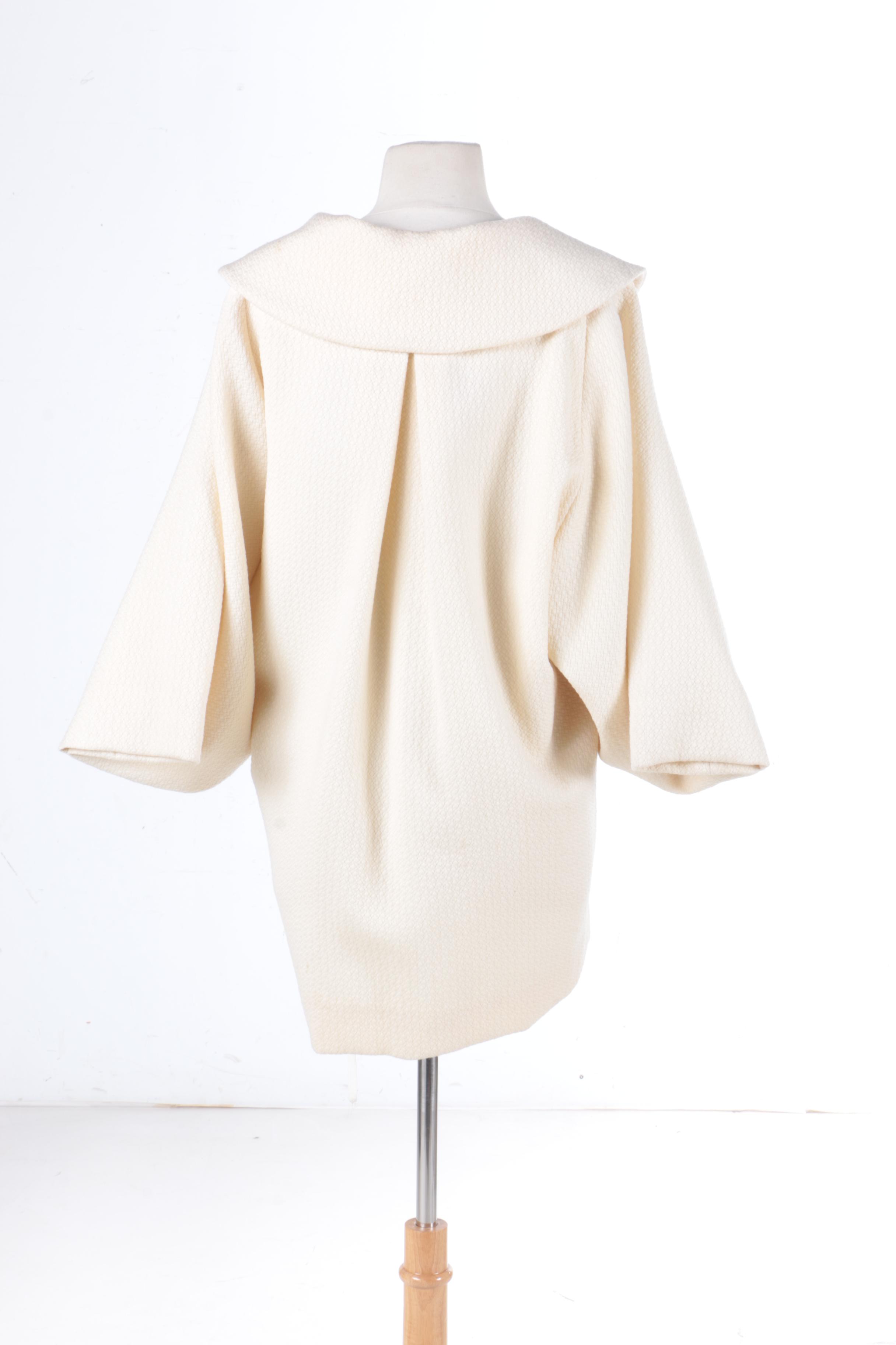 Ivory Winged Sleeve Coat
