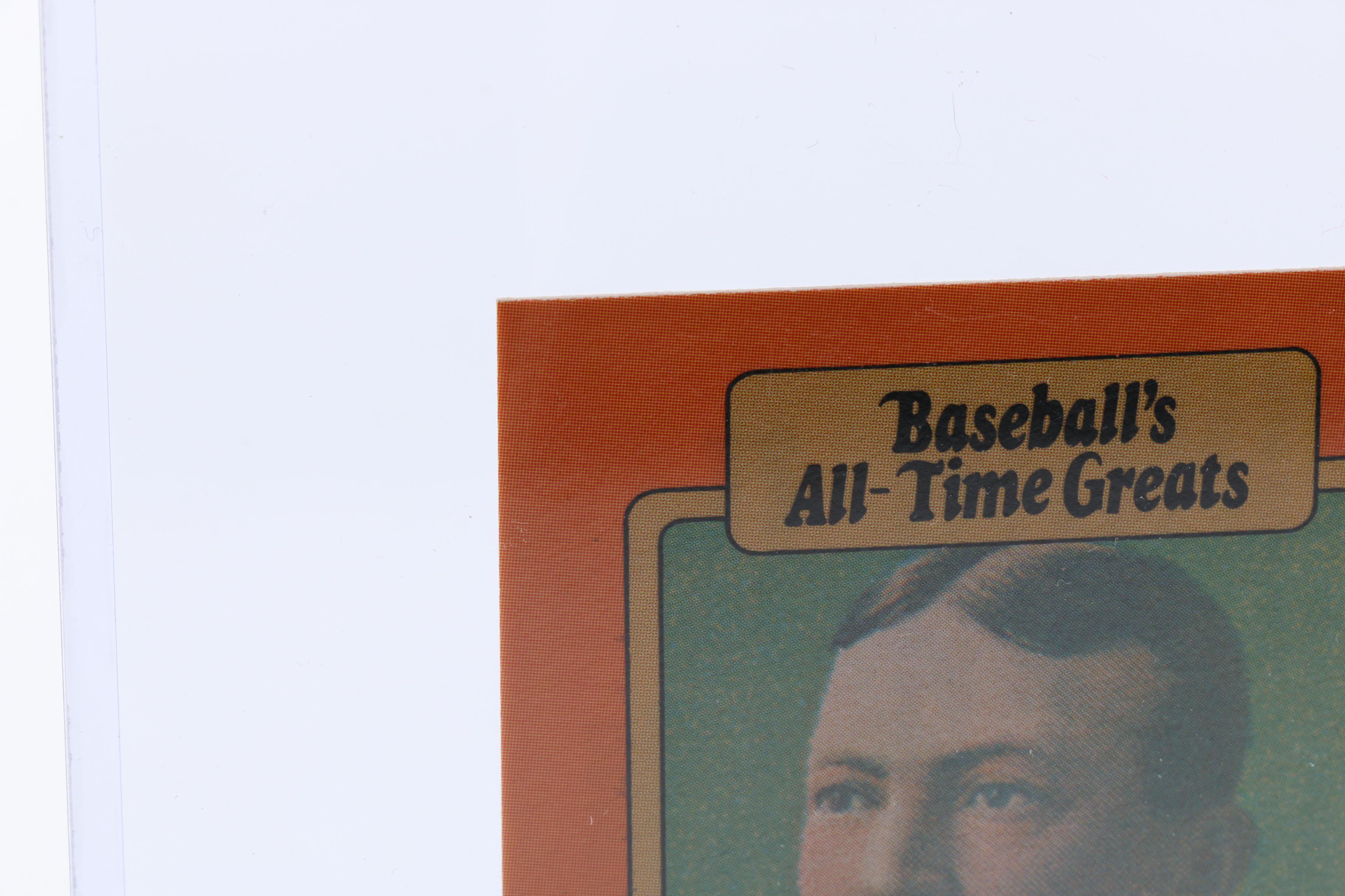 George "Poppy" Bush and Other Reprinted Vintage Baseball Cards