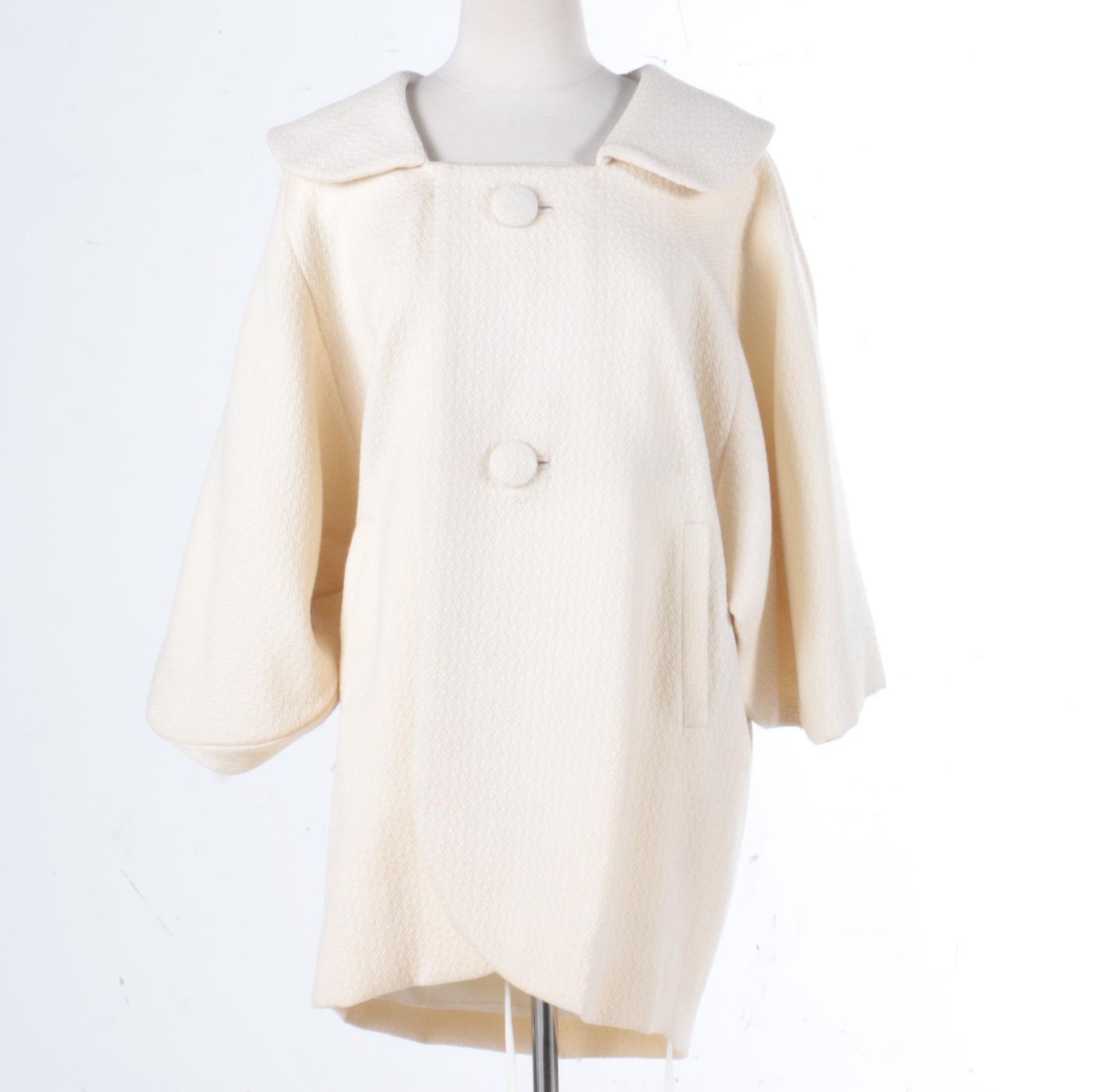 Ivory Winged Sleeve Coat