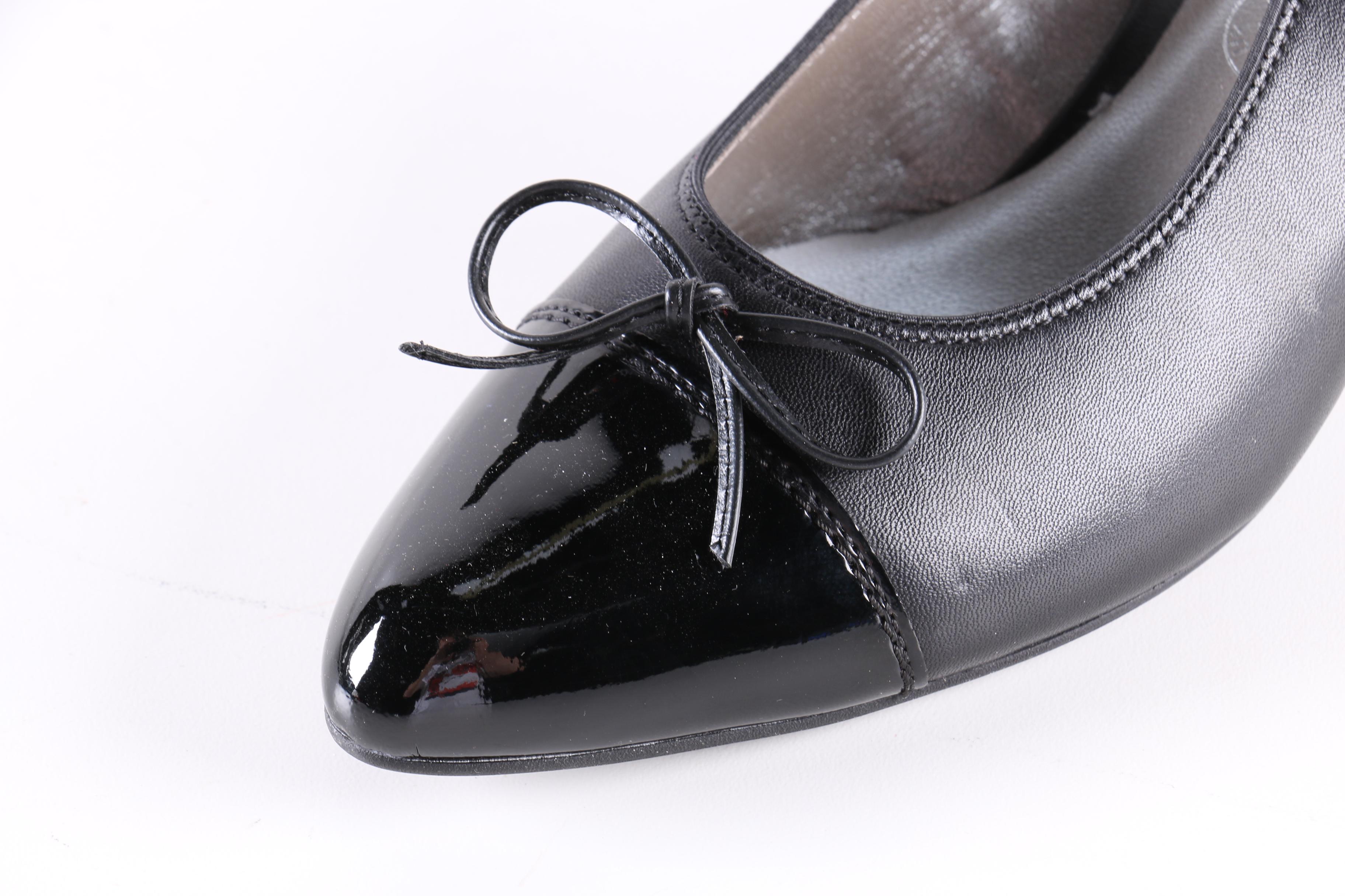 Collection of Black Heels and Sandals Including Tory Burch