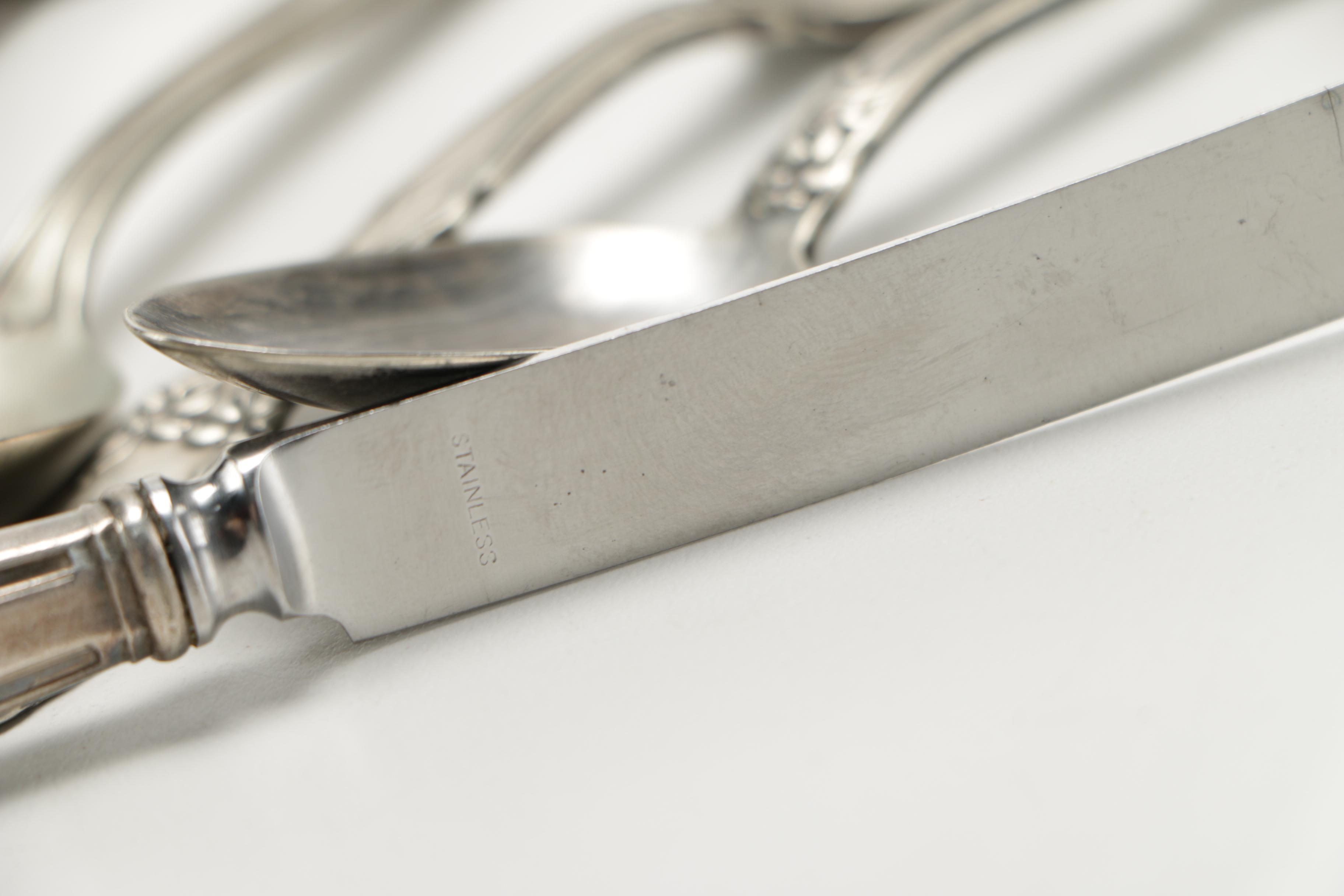 Assorted Silver Plate Flatware Featuring C.D Peacock