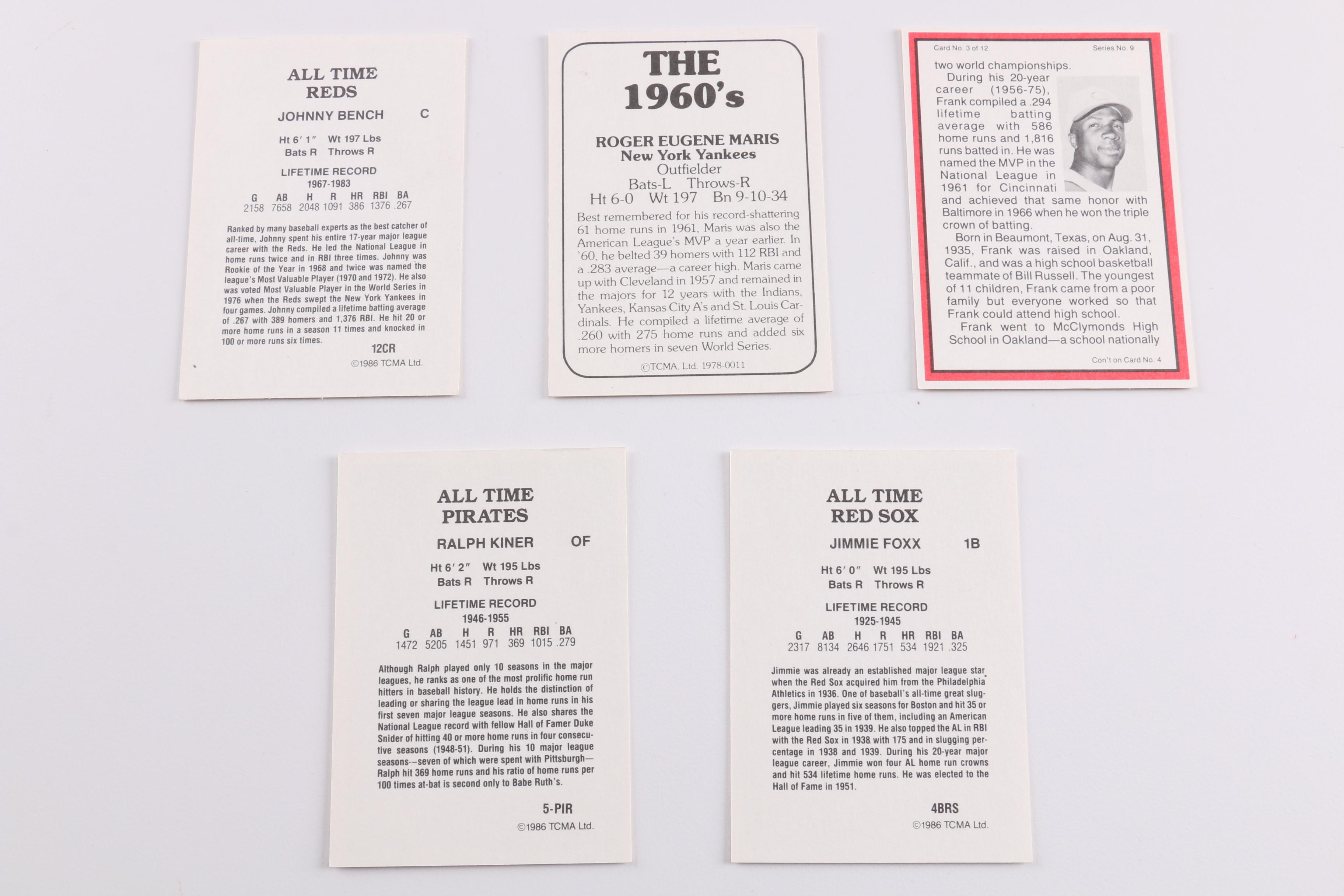 Collection of Re-Issued Vintage Baseball Cards