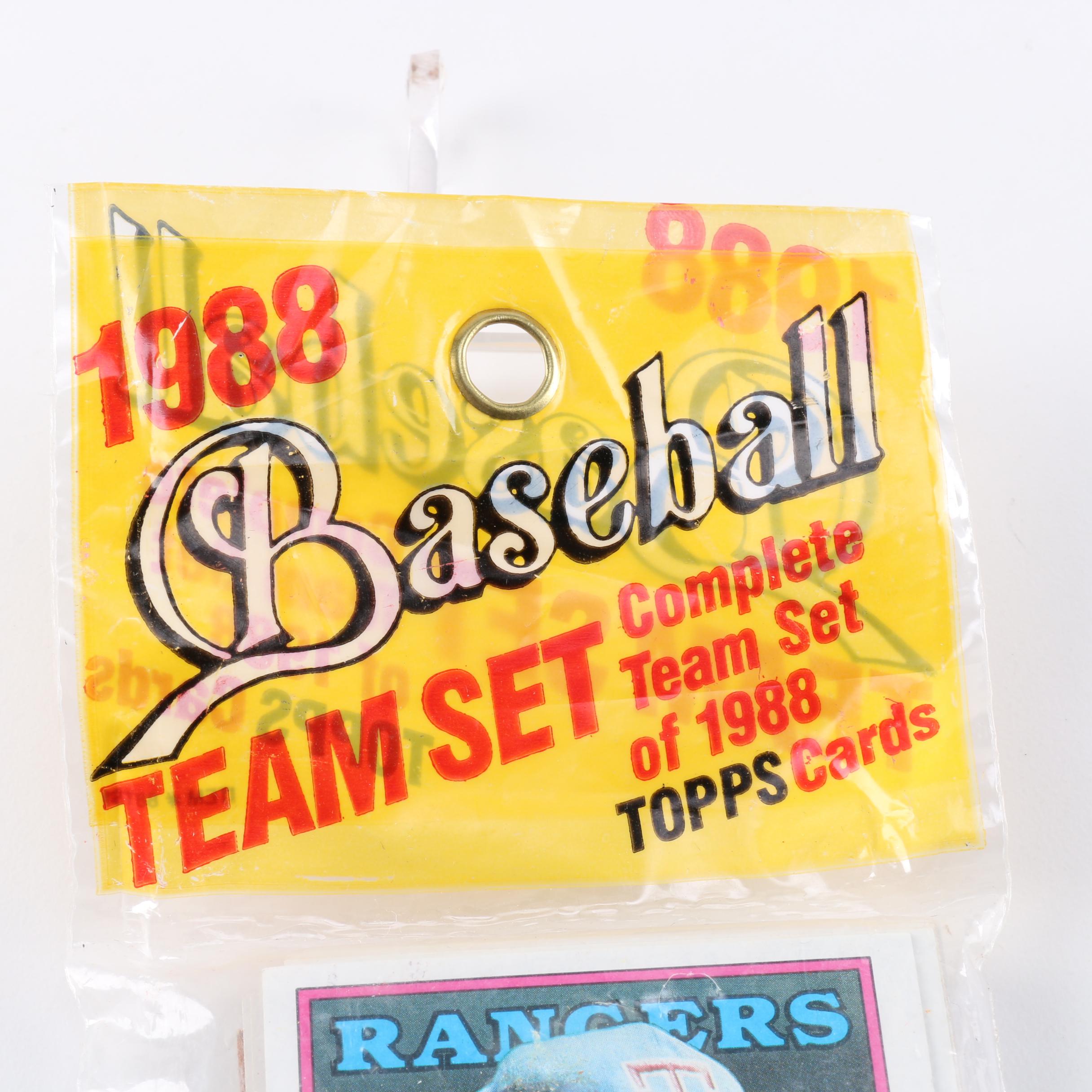 Collection of 1988 Topps Baseball Team Sets