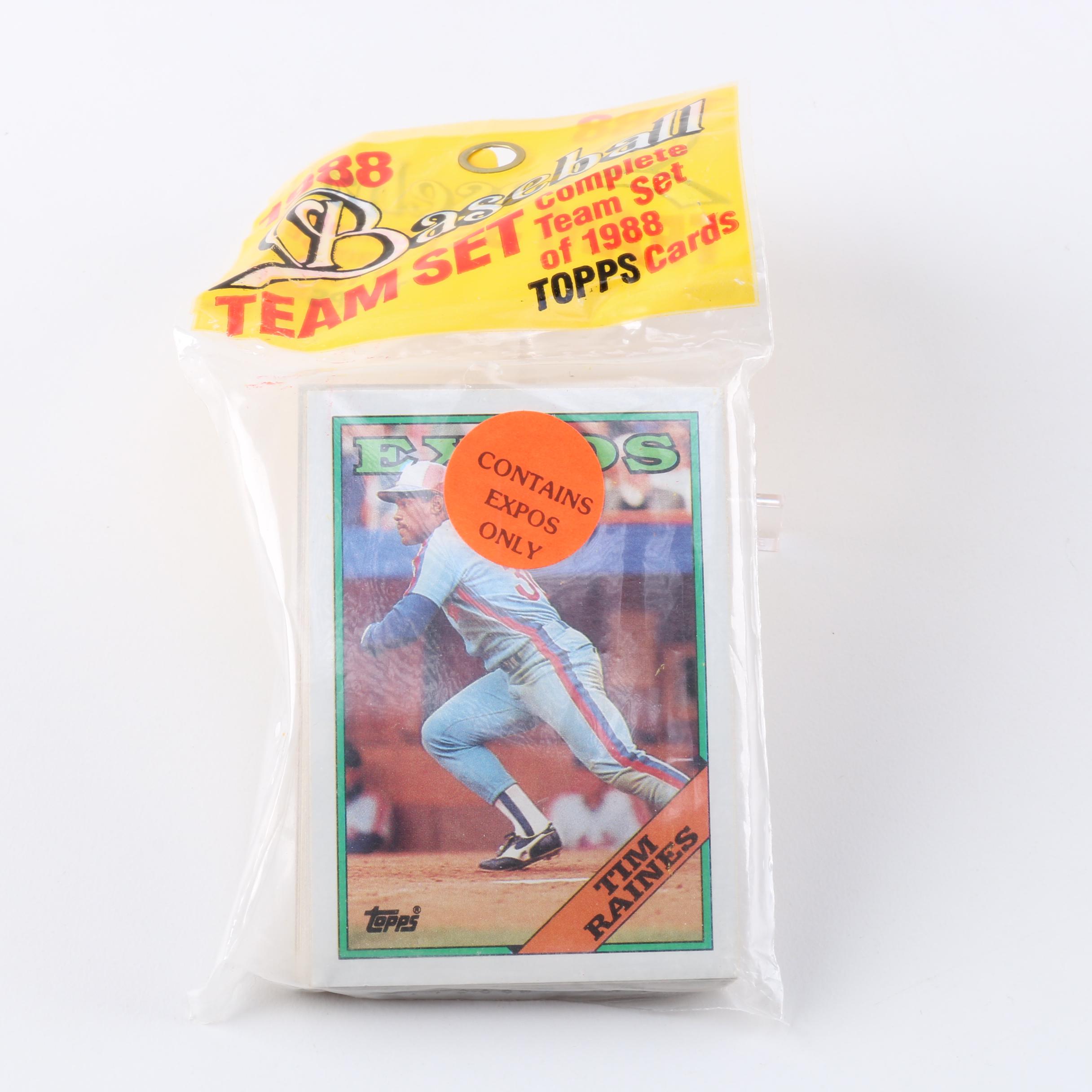 Collection of 1988 Topps Baseball Team Sets