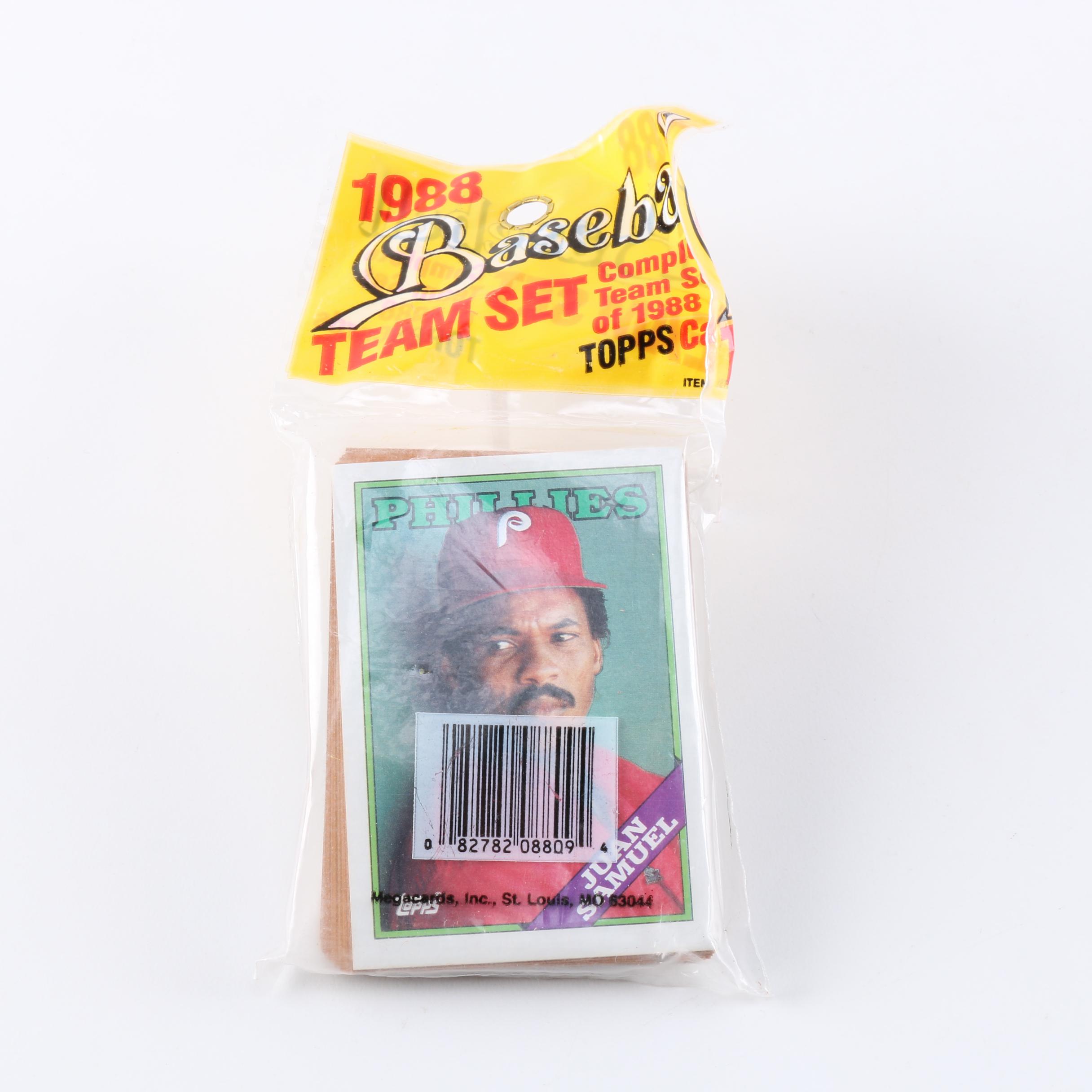 Collection of 1988 Topps Baseball Team Sets