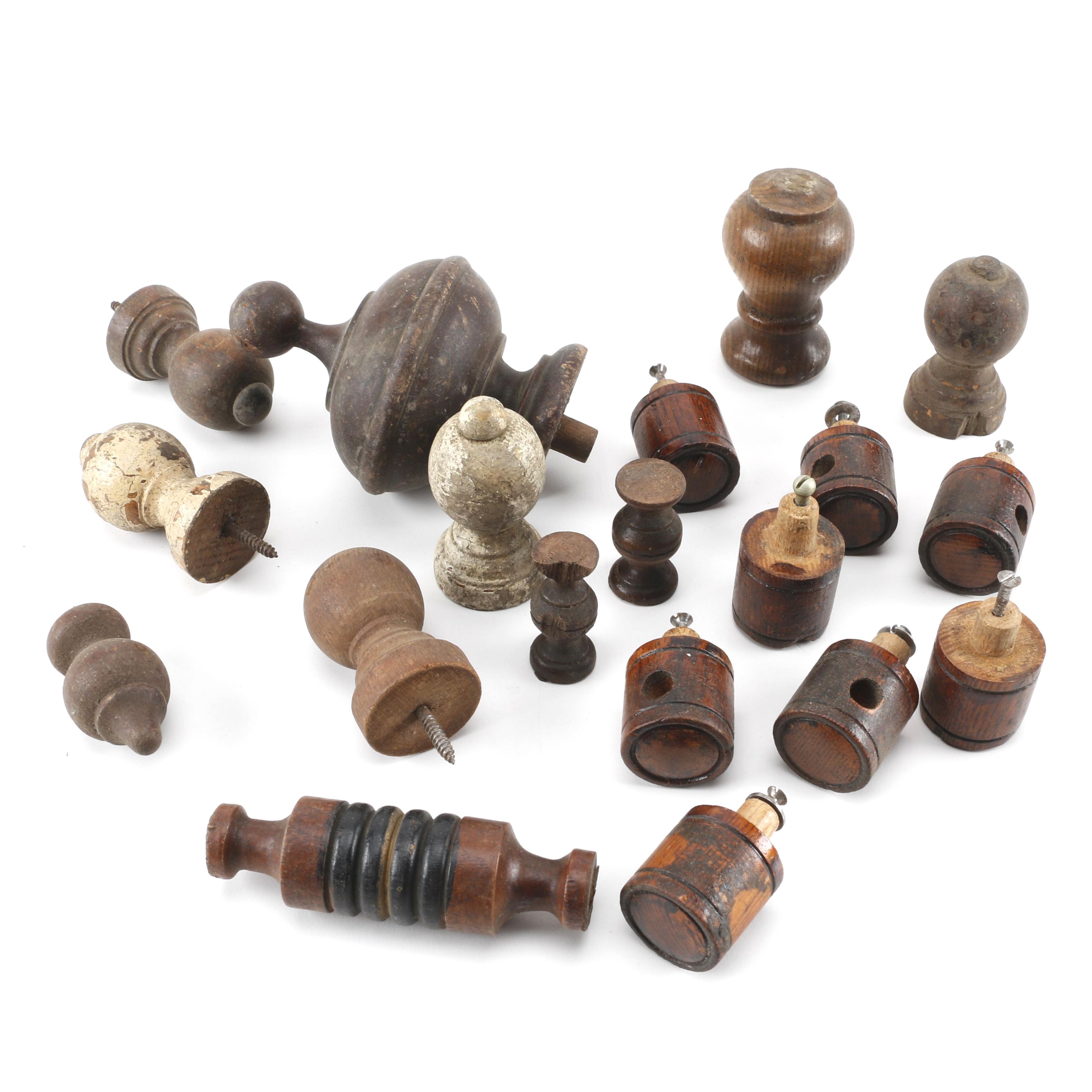 Assortment of Wood Finials