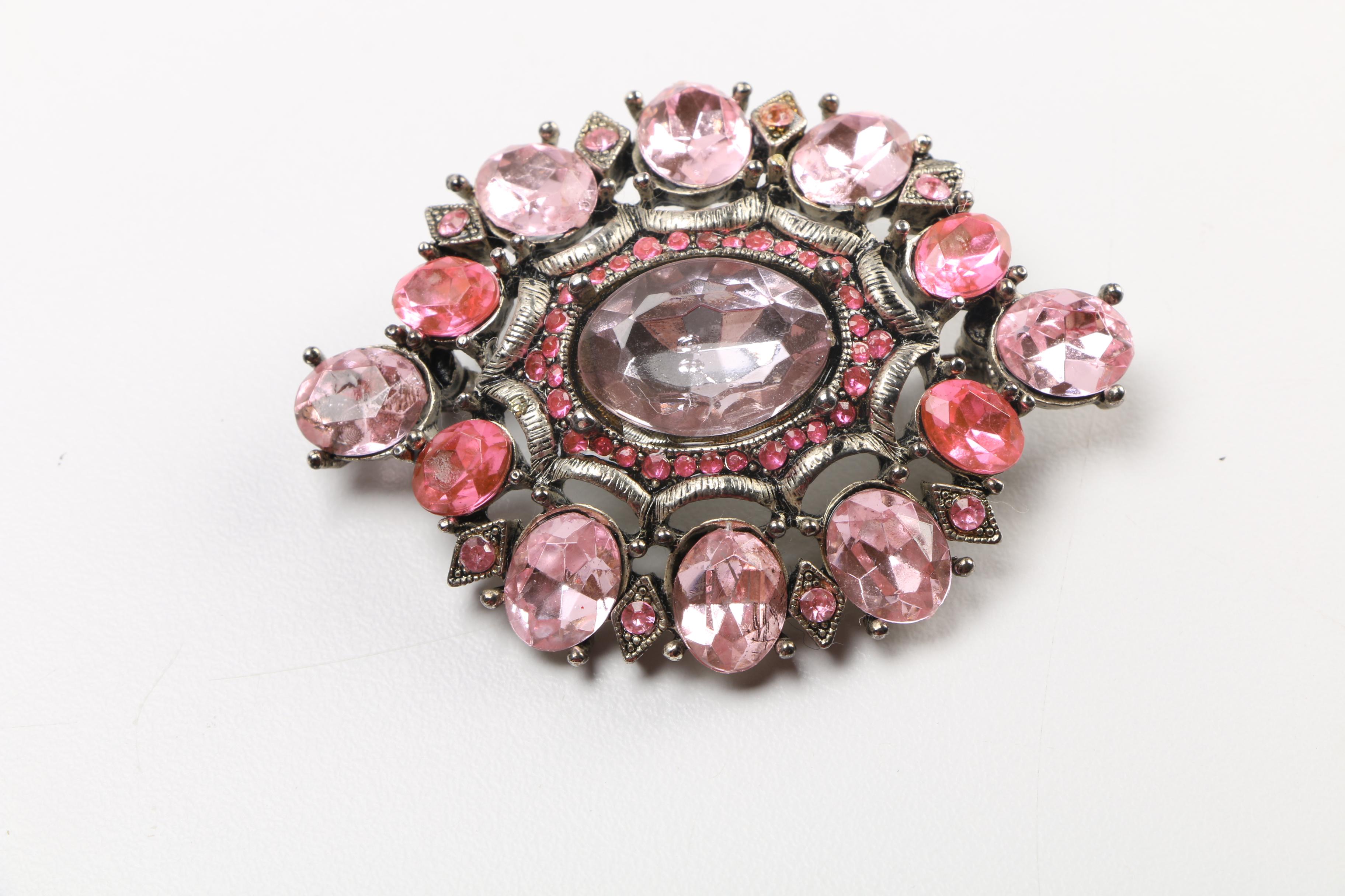 Costume Jewelry Assortment Featuring Bangles