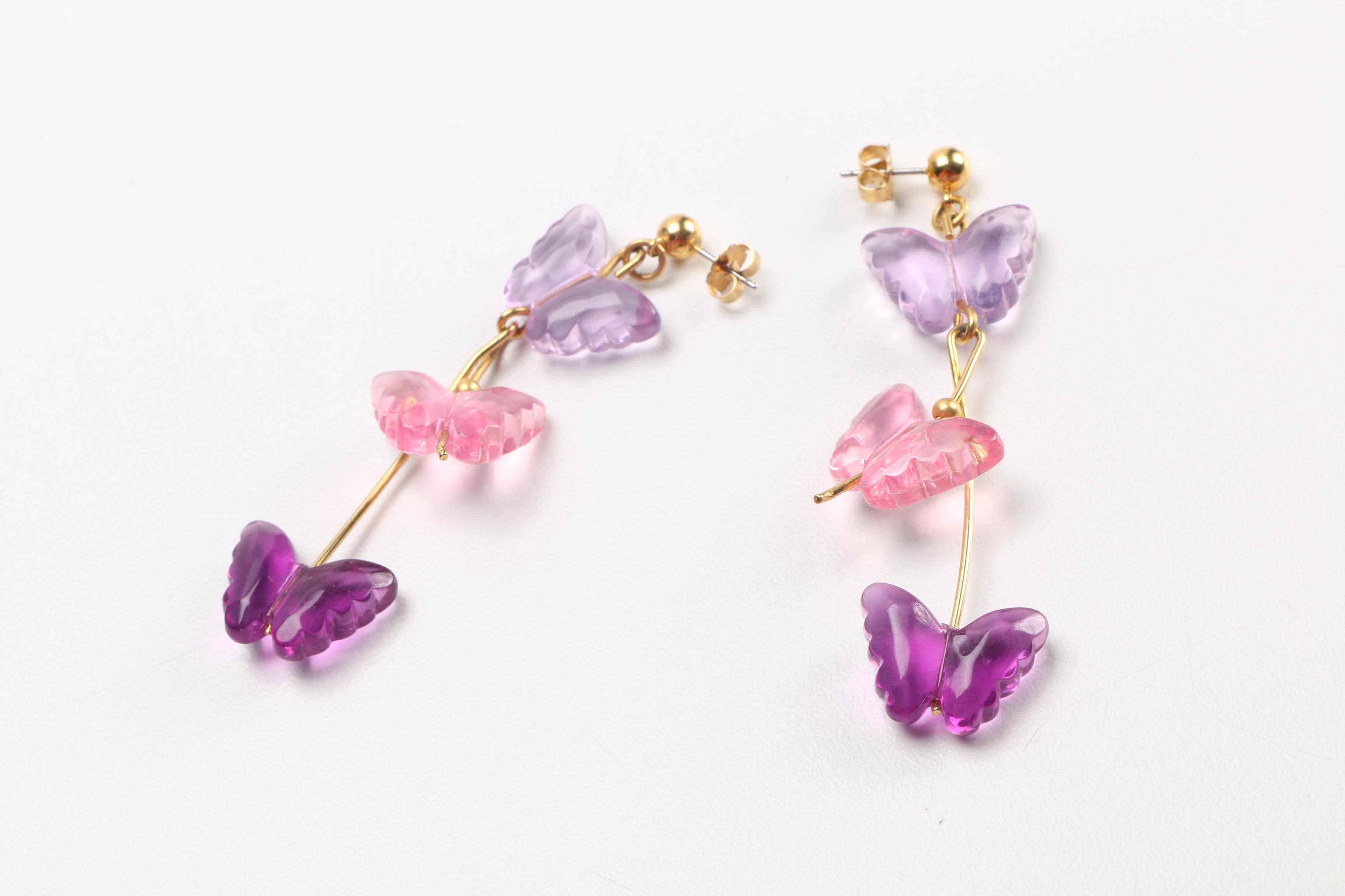 Costume Jewelry Assortment Featuring Bangles