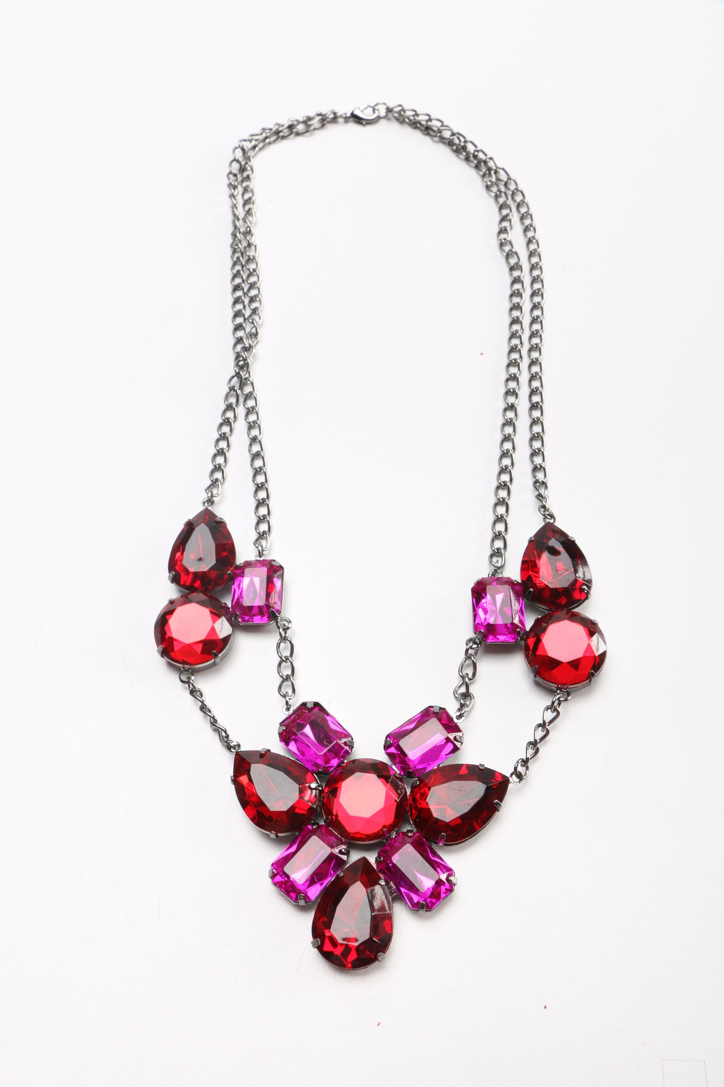 Costume Jewelry Assortment Featuring Bangles