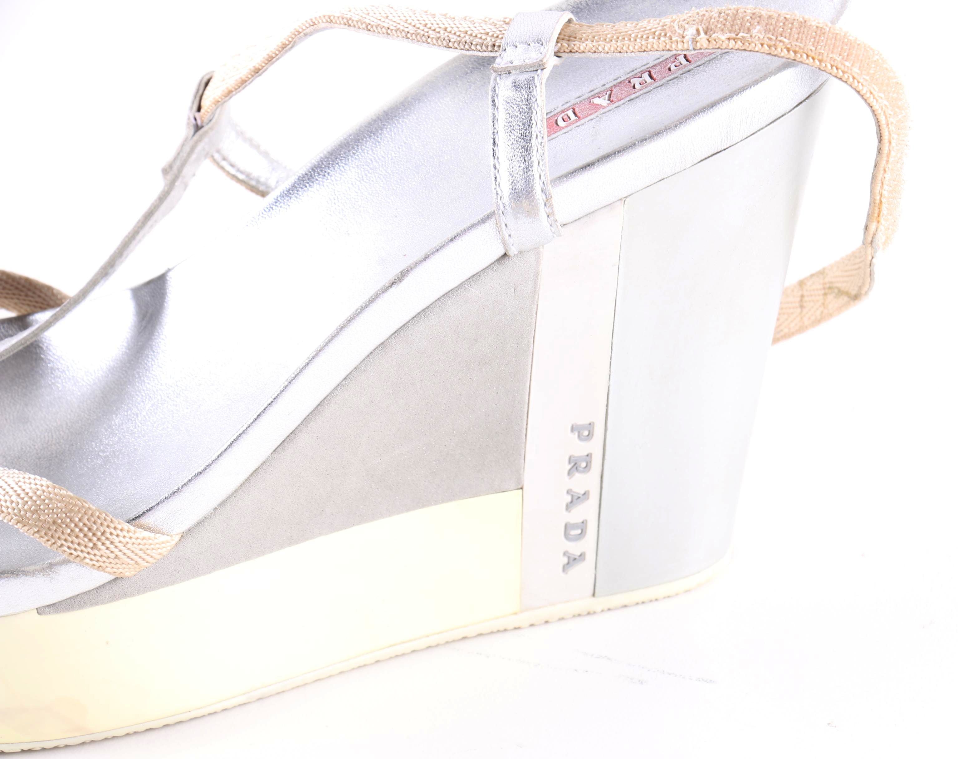 Prada Wedge Sandals