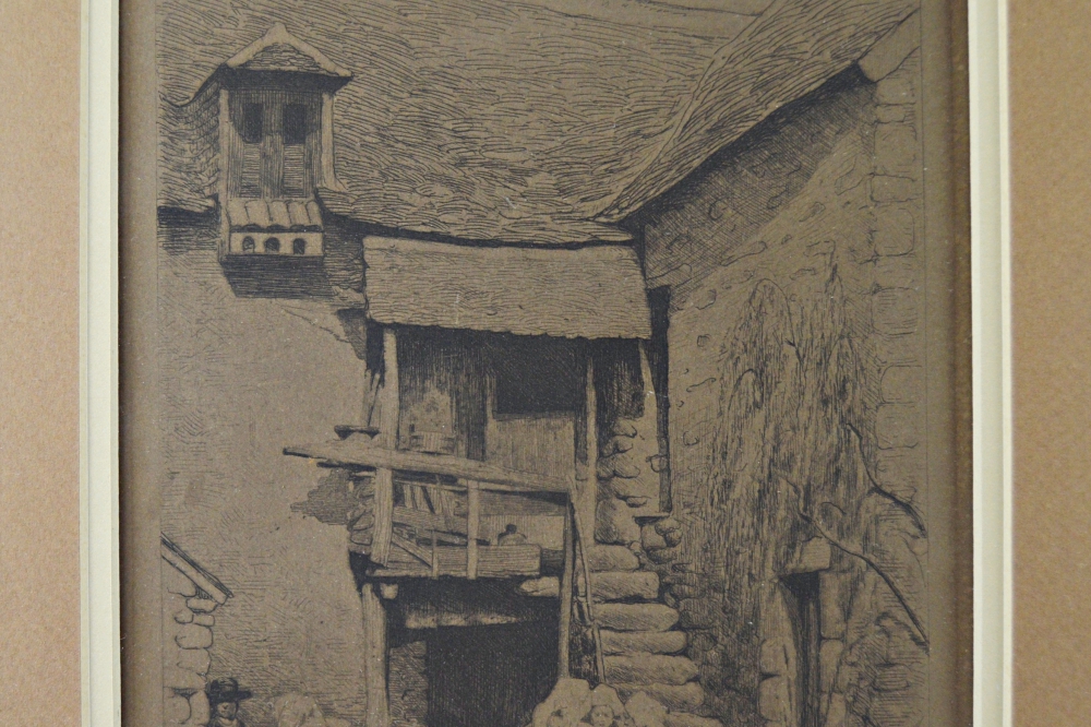 Mortimer L. Menpes' Etching "The Sabot Shop"